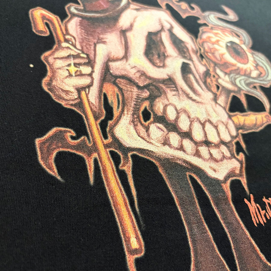 "Mr.Death" TEE S/S - BLACK
