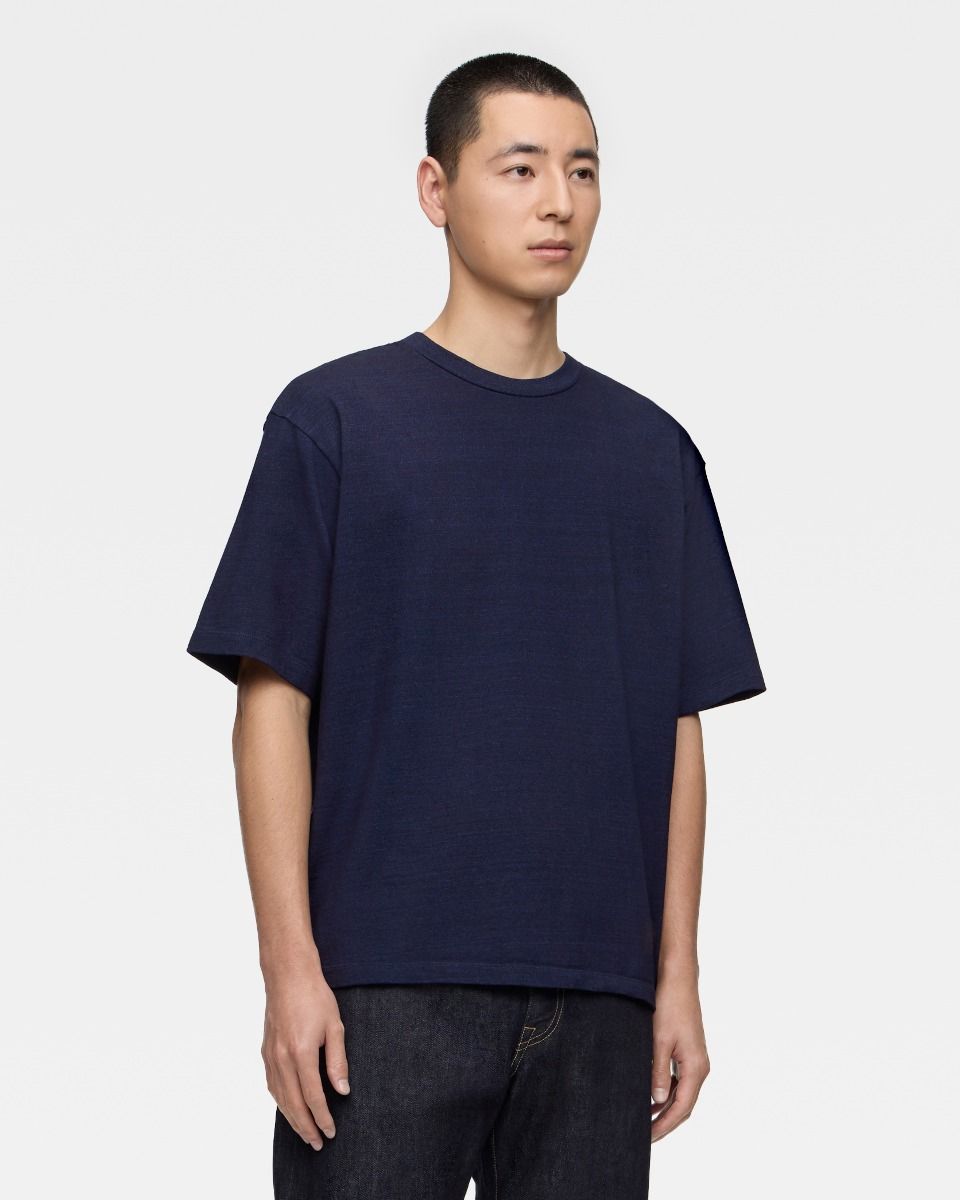 MXTS10334A YARN DYED S/S TEE - INDIGO - INDIGO