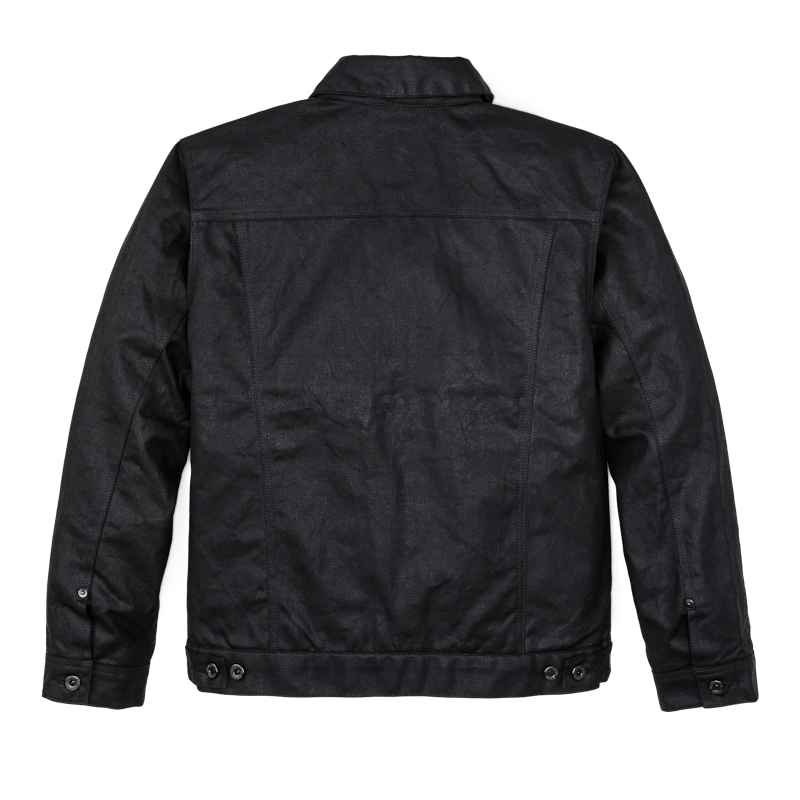 TIN CLOTH SHORT LINED CRUISER JACKET - BLACK