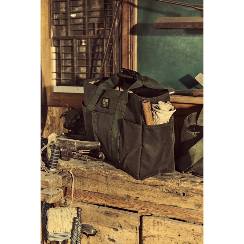 TIN CLOTH SUPPLY TOTE - DARK TAN