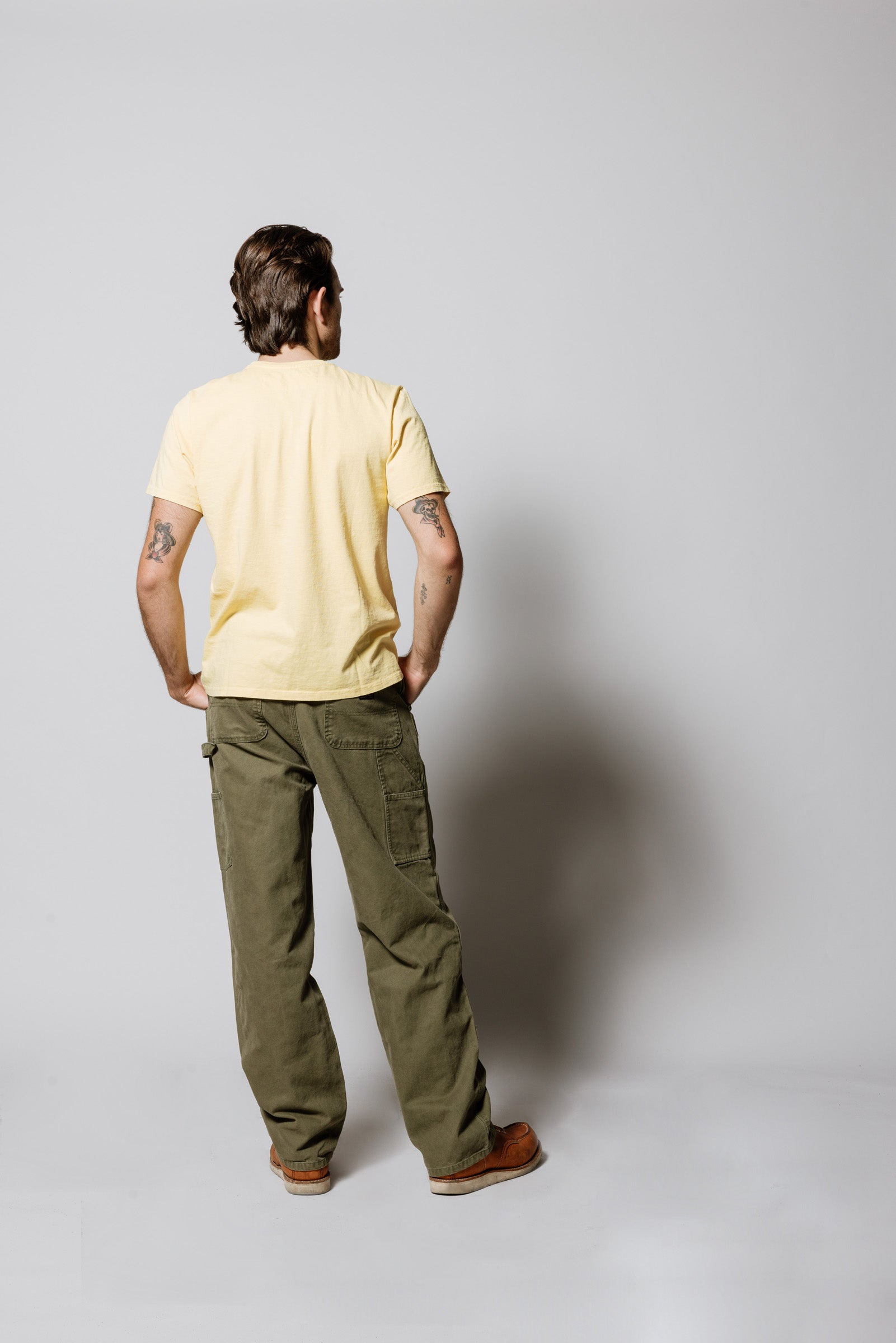 COULD ONLY REMEMBER TSHIRT - HARD WASHED YELLOW