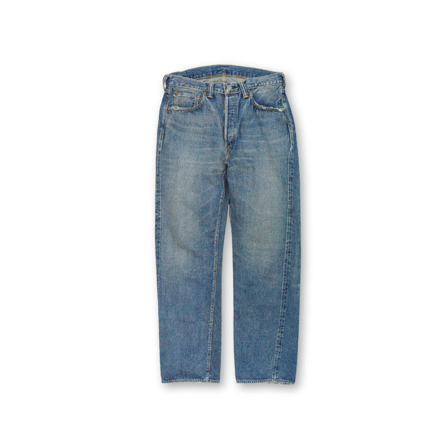 0105HA WIDE DENIM DARTFORD WITH PATCH - INDIGO BLUE