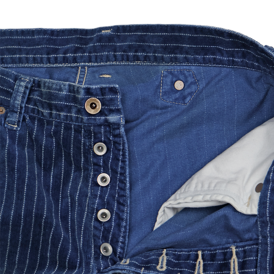 1129HW-4 INDIGO WABASH CORDUROY WORK PANTS HW - WABASH