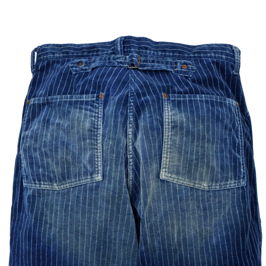 1129HW-4 INDIGO WABASH CORDUROY WORK PANTS HW - WABASH