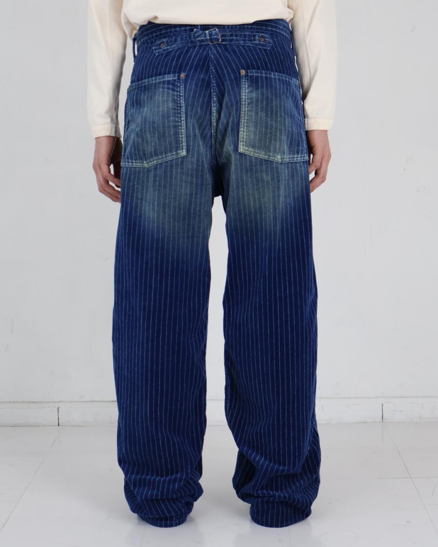 1129HW-4 INDIGO WABASH CORDUROY WORK PANTS HW - WABASH