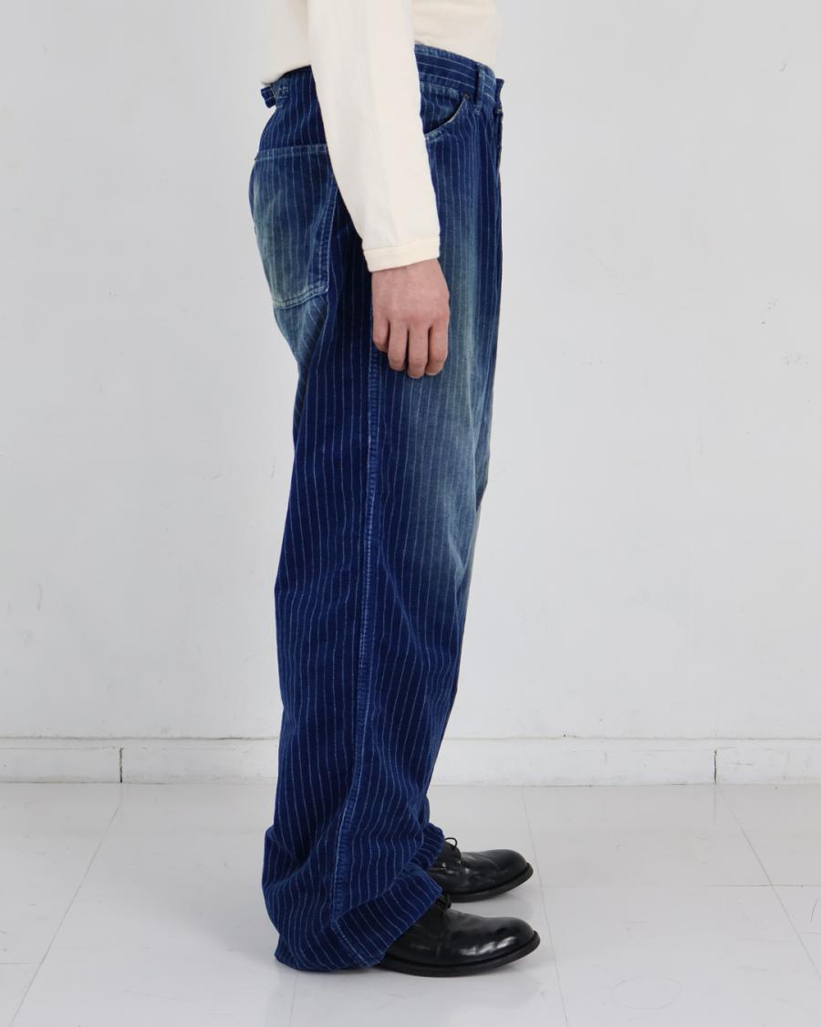 1129HW-4 INDIGO WABASH CORDUROY WORK PANTS HW - WABASH