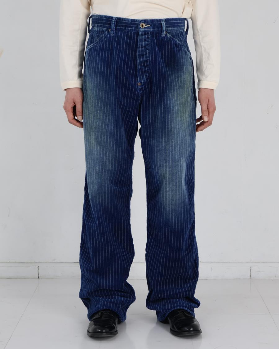 1129HW-4 INDIGO WABASH CORDUROY WORK PANTS HW - WABASH