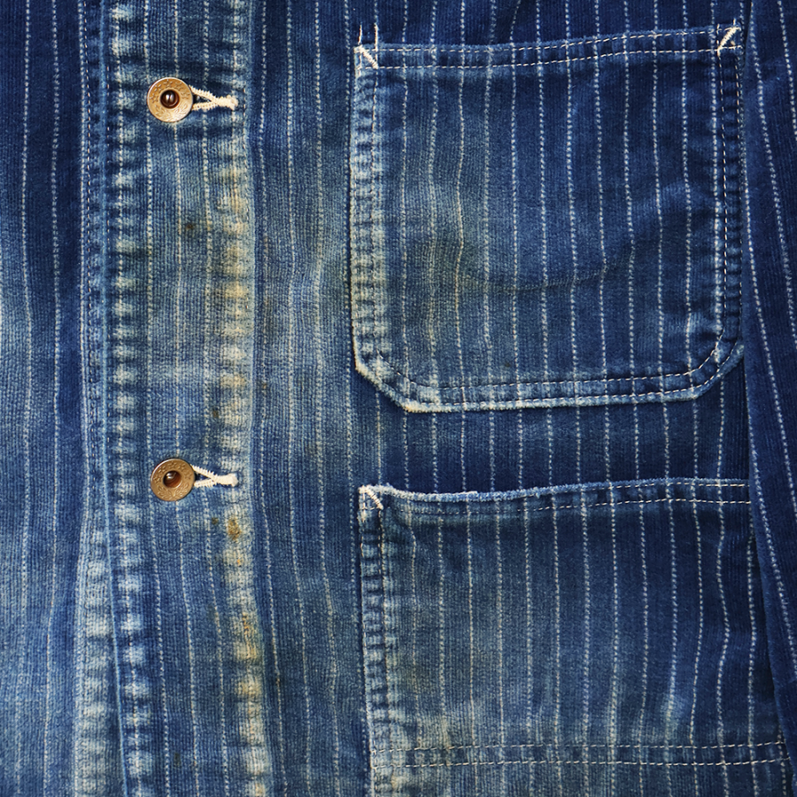 2015HW-11 INDIGO WABASH CORDUROY CHORE JACKET HW - WABASH