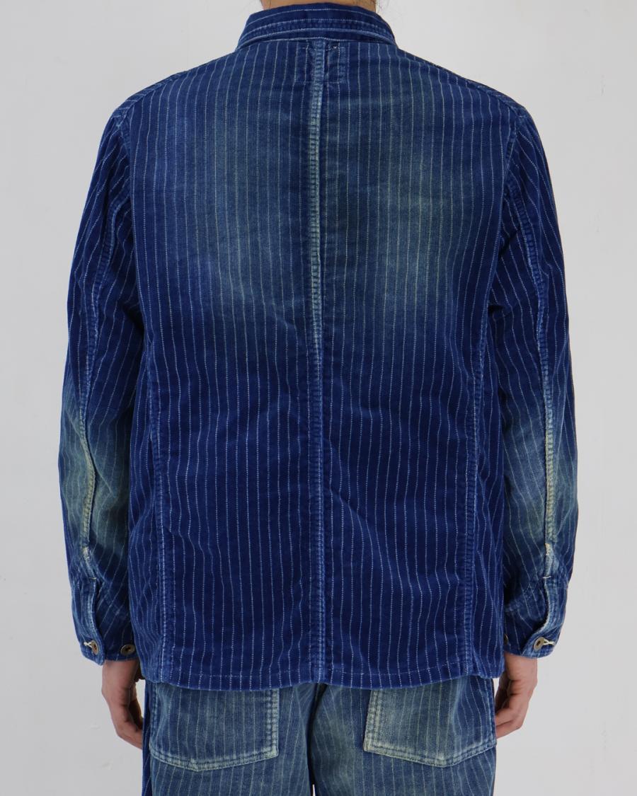 2015HW-11 INDIGO WABASH CORDUROY CHORE JACKET HW - WABASH