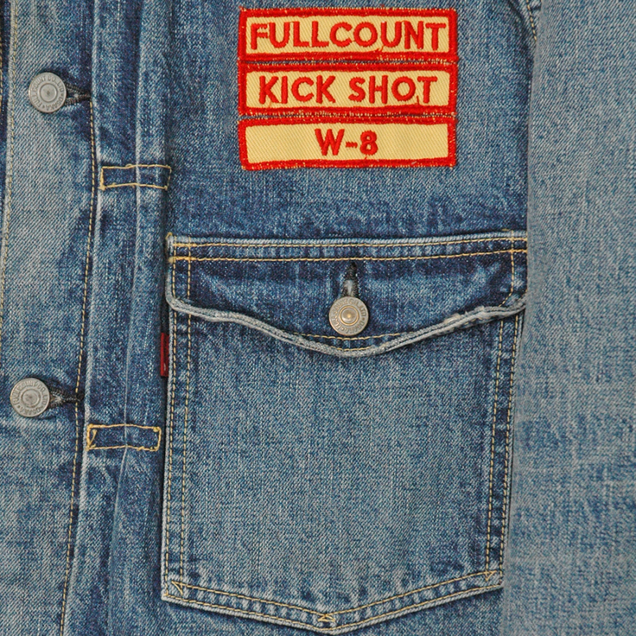 2107HA TYPE1 DENIM JACKETDARTFORDWITH PATCH - INDIGO BLUE