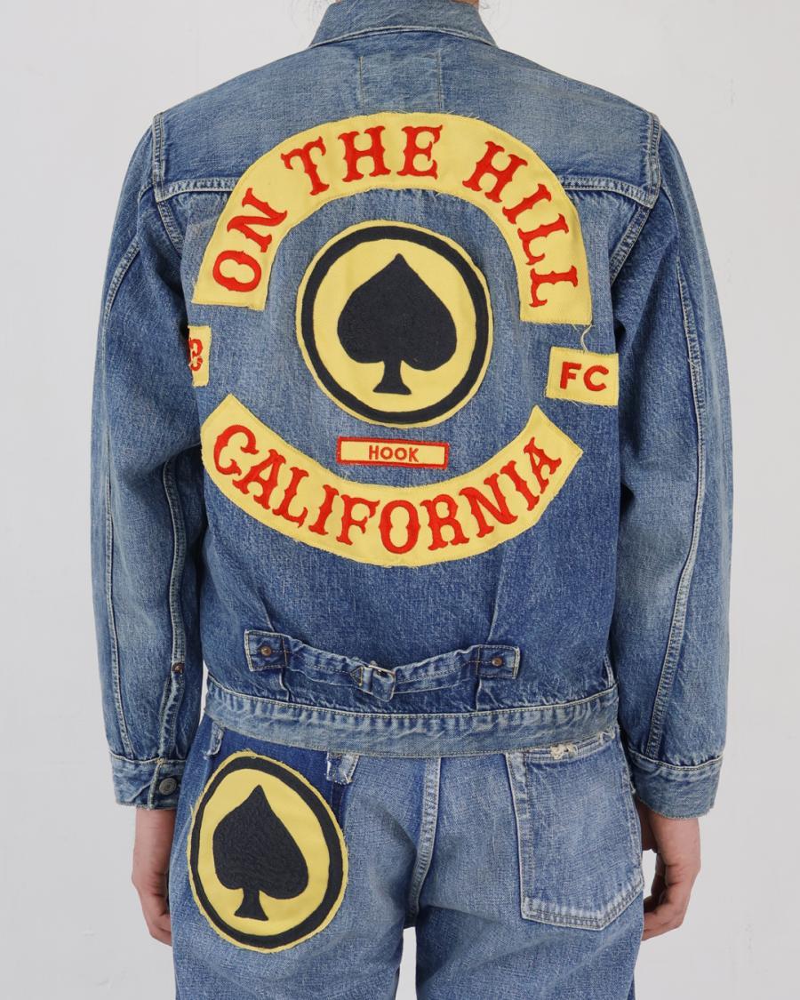 2107HA TYPE1 DENIM JACKETDARTFORDWITH PATCH - INDIGO BLUE