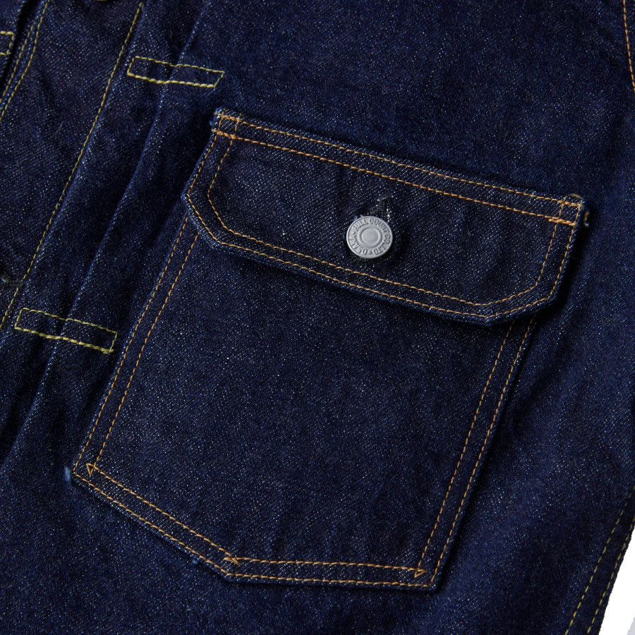 2107W Type1 Denim Jacket 13.7oz - INDIGO