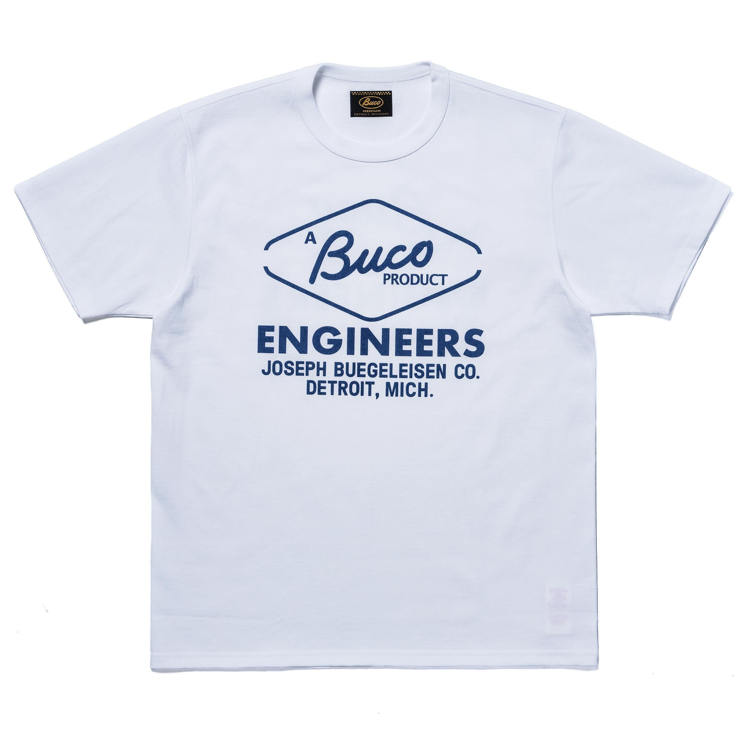 BC26001 BUCO TEE / BUCO ENGINEERS - WHITE