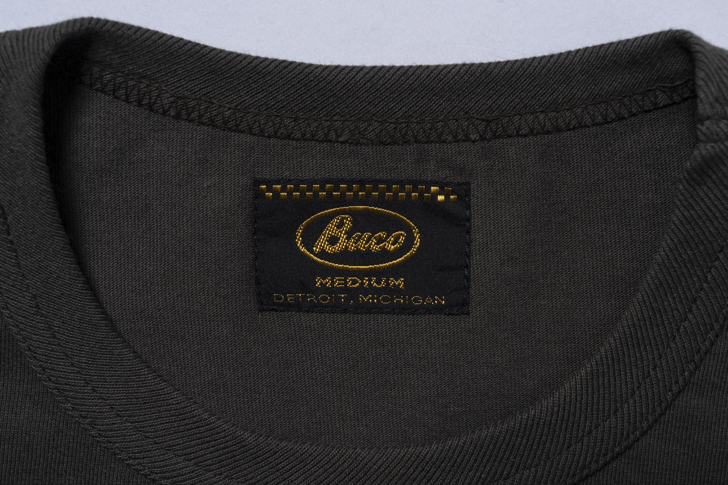 BC26007 BUCO TEE / R.F. ACCORNERO - CHARCOAL