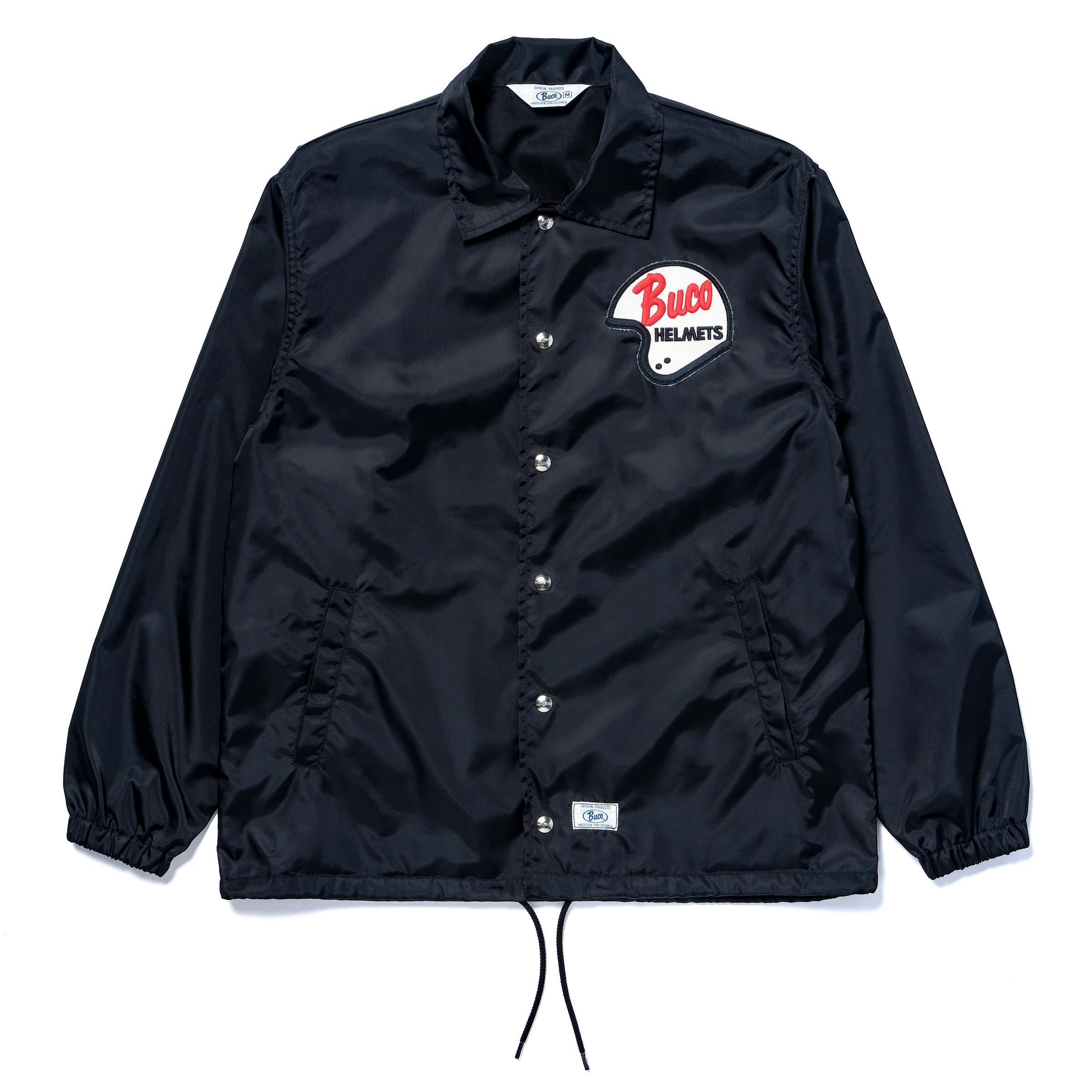 BJ26001 BUCO COACH JACKET / ENTHUSIAST - BLACK