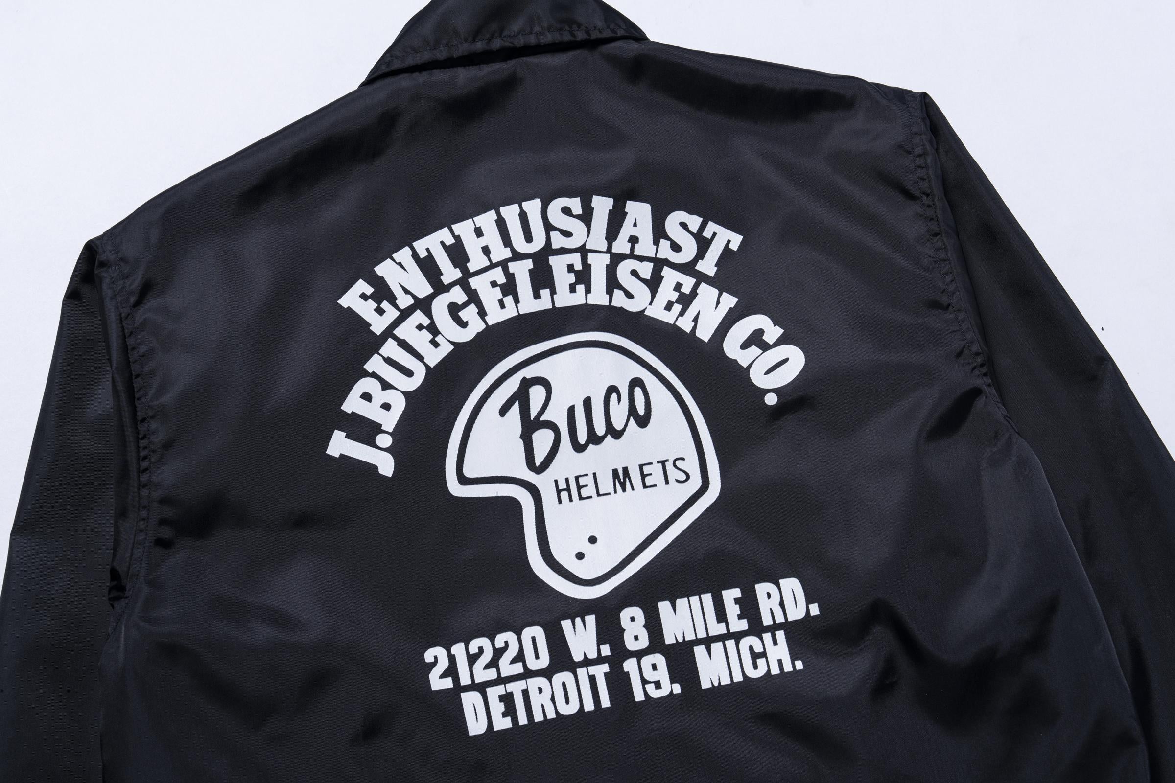 BJ26001 BUCO COACH JACKET / ENTHUSIAST - BLACK