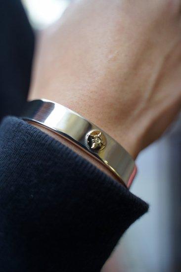 BR-001 K18 12MM PLAIN BANGLE