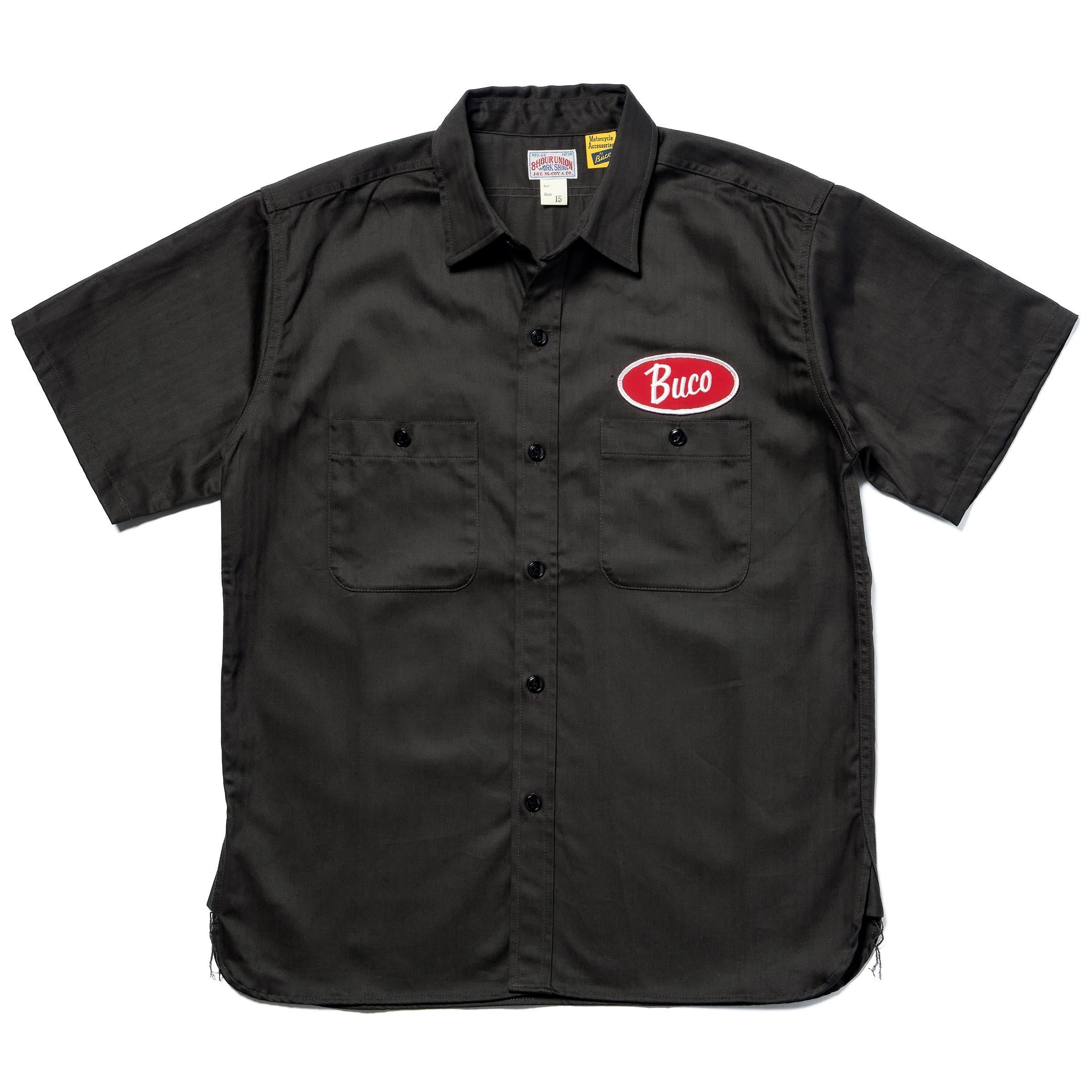 BS25001 BUCO WORKSHIRT S/S / CULVER CITY - STEEL