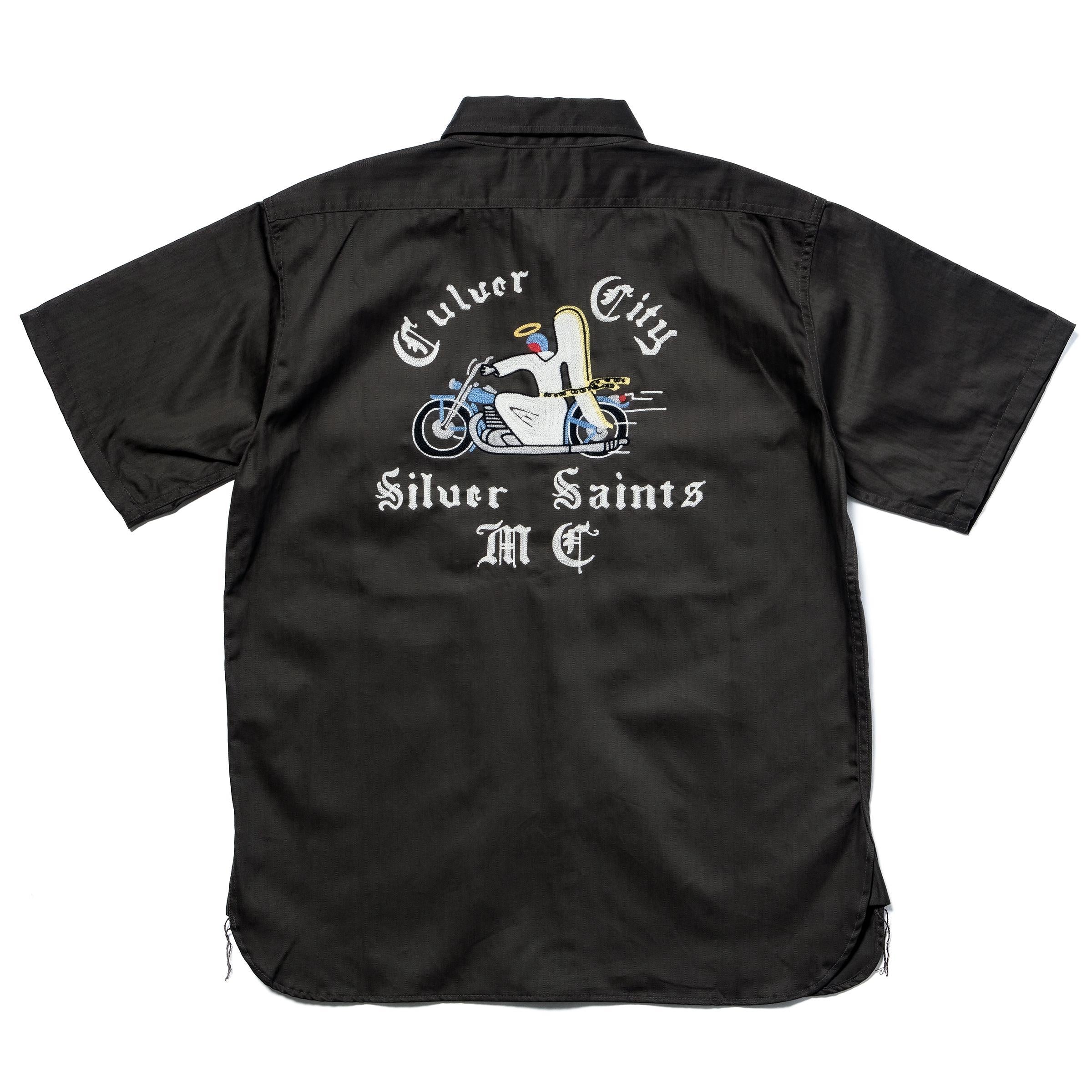 BS25001 BUCO WORKSHIRT S/S / CULVER CITY - STEEL