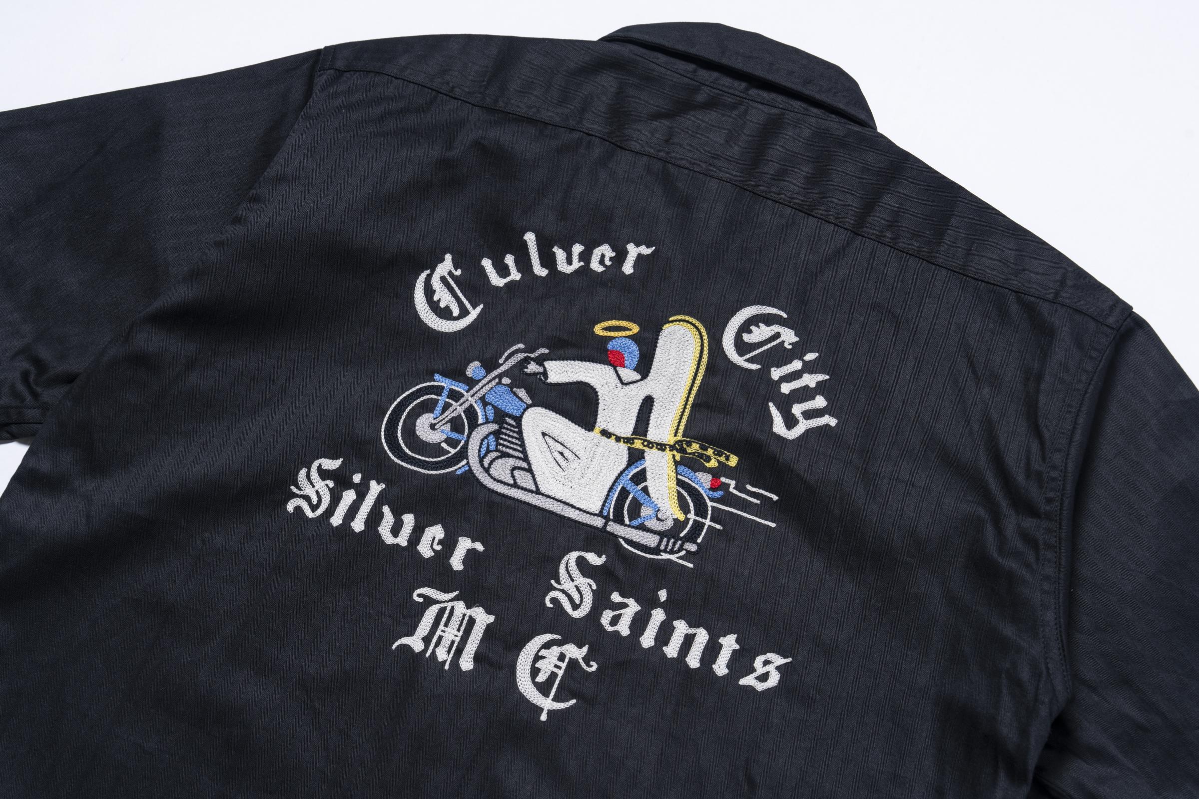 BS25001 BUCO WORKSHIRT S/S / CULVER CITY - BLACK