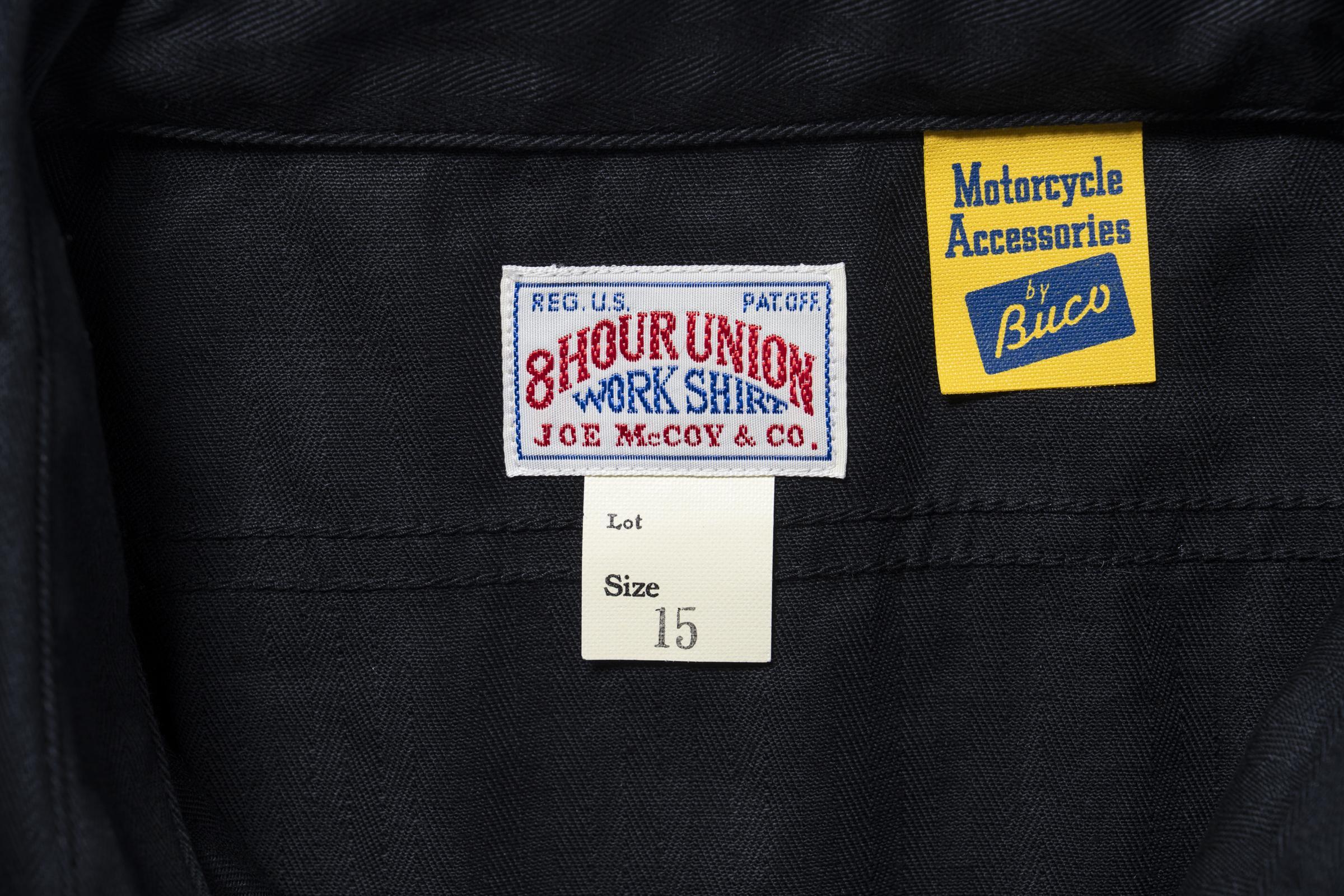 BS25001 BUCO WORKSHIRT S/S / CULVER CITY - BLACK