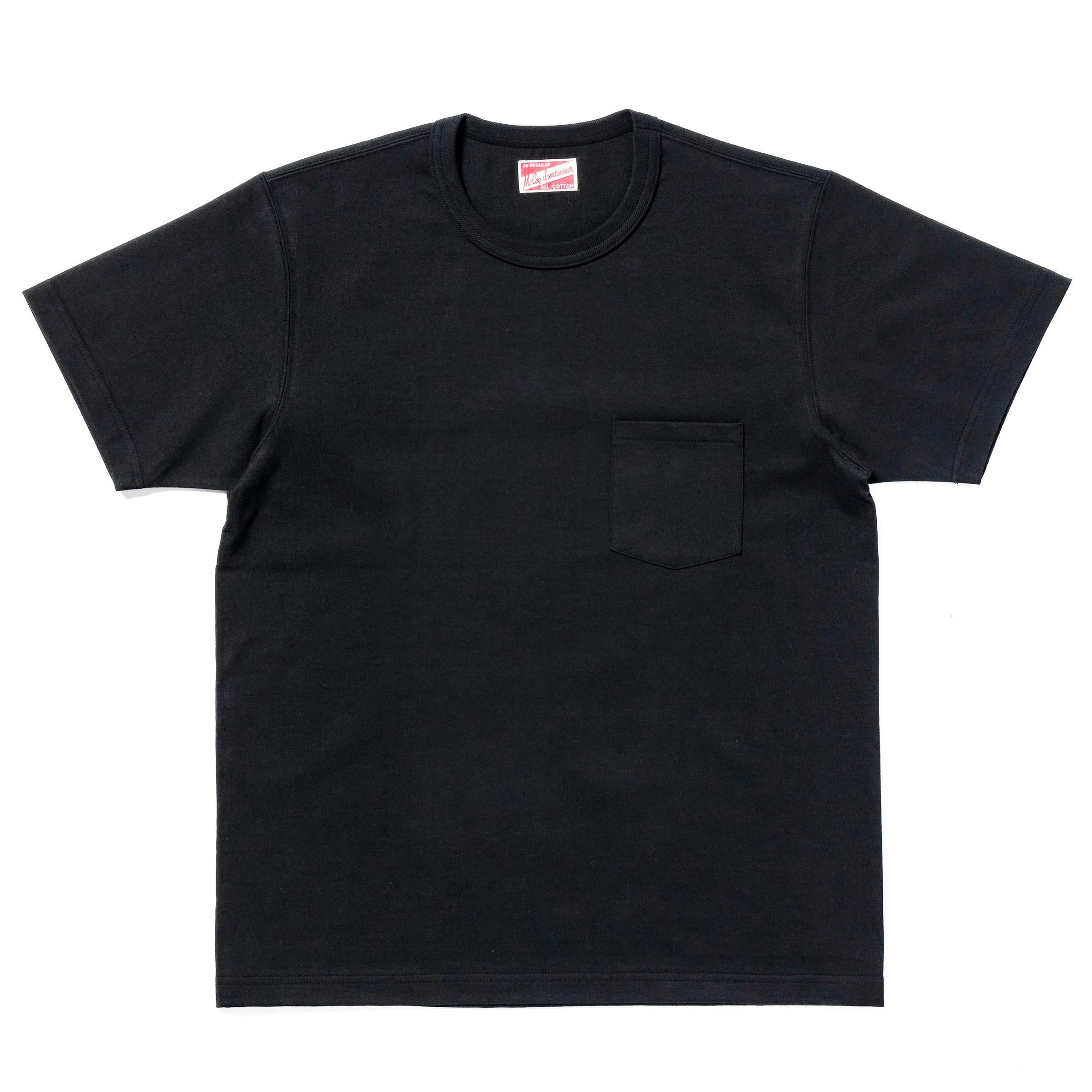 MC22006 POCKET TEE - BLACK