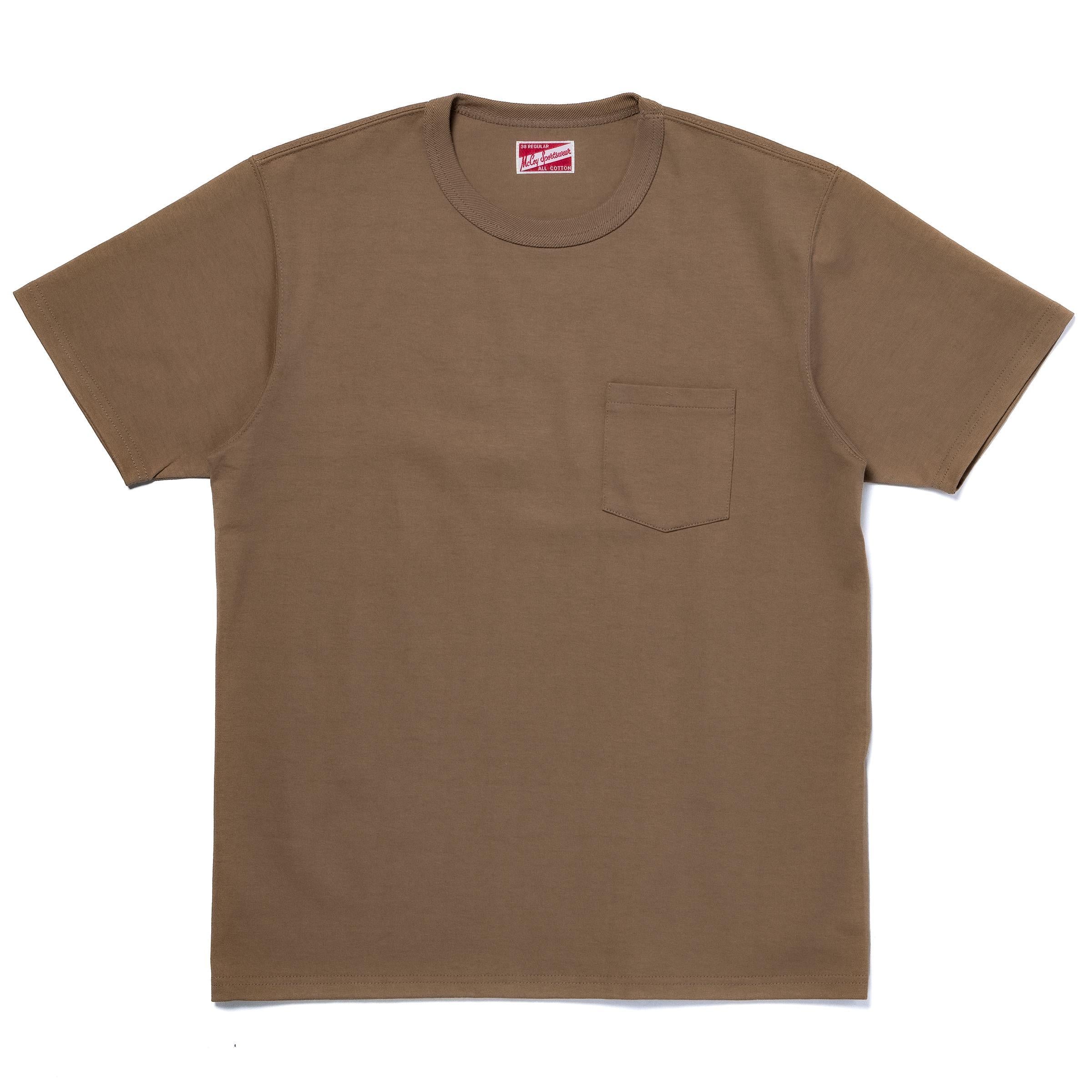 MC22006 POCKET TEE - CHESTNUT