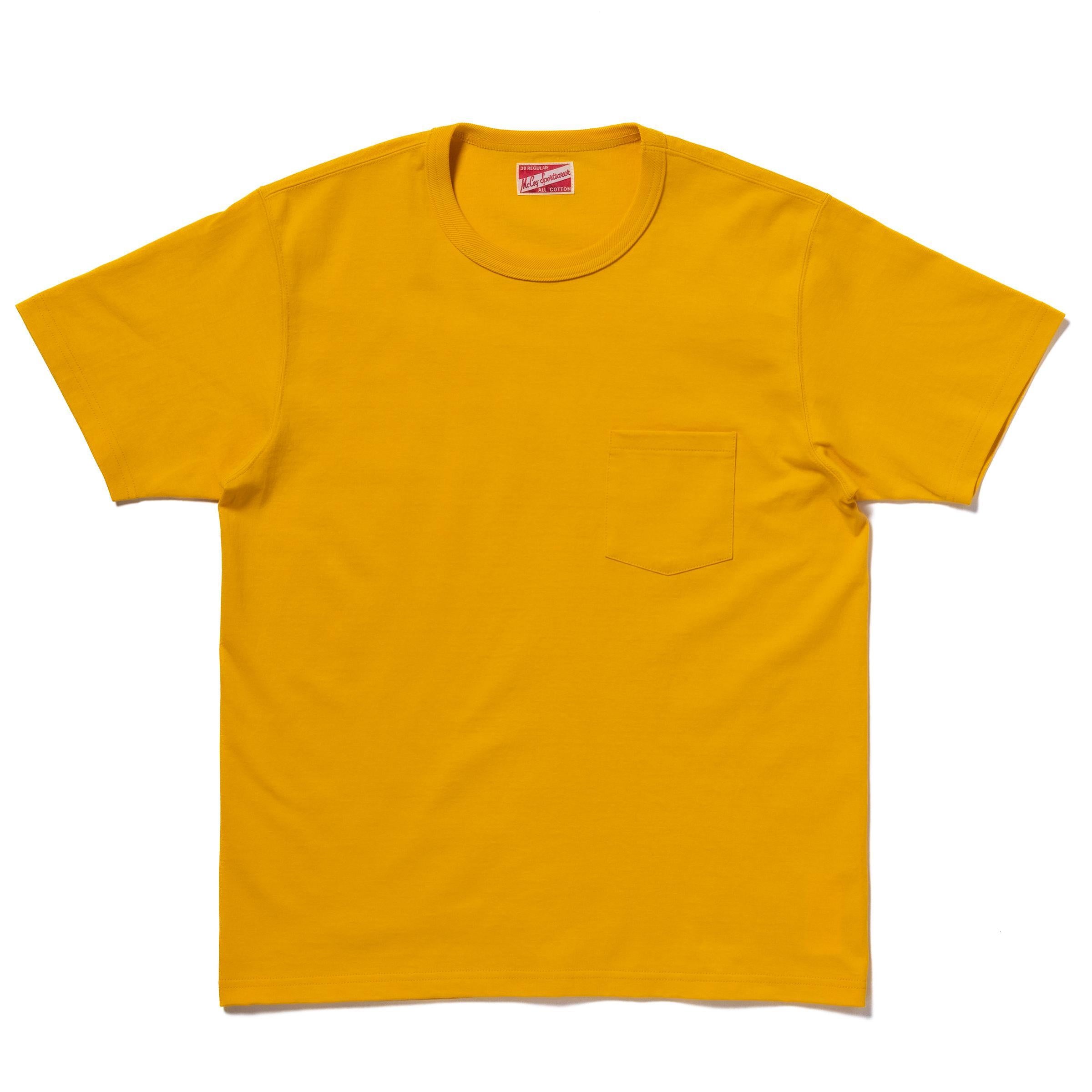MC22006 POCKET TEE - YELLOW
