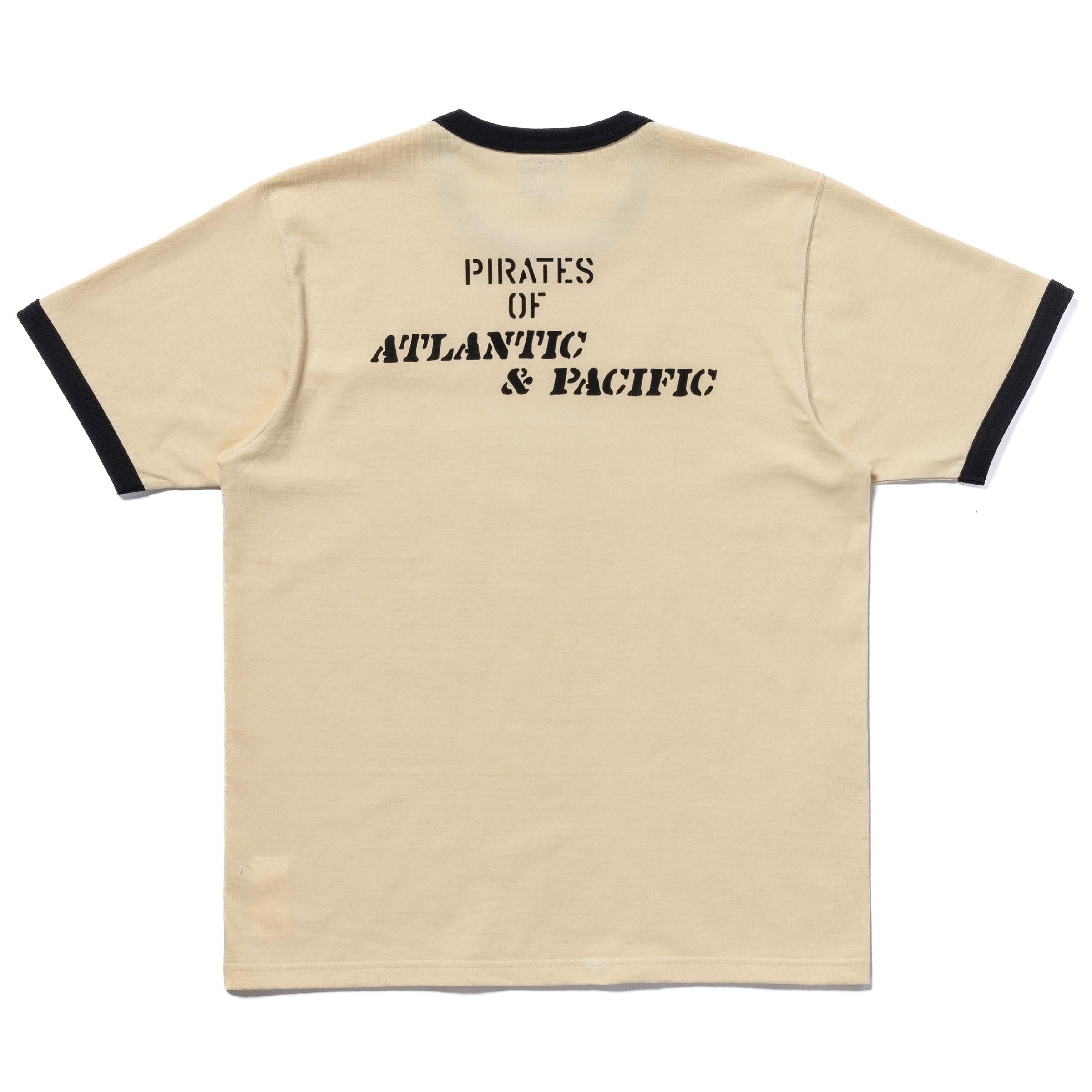 MC25005 MILITARY TEE / USS KIDD - ECRU/BLACK