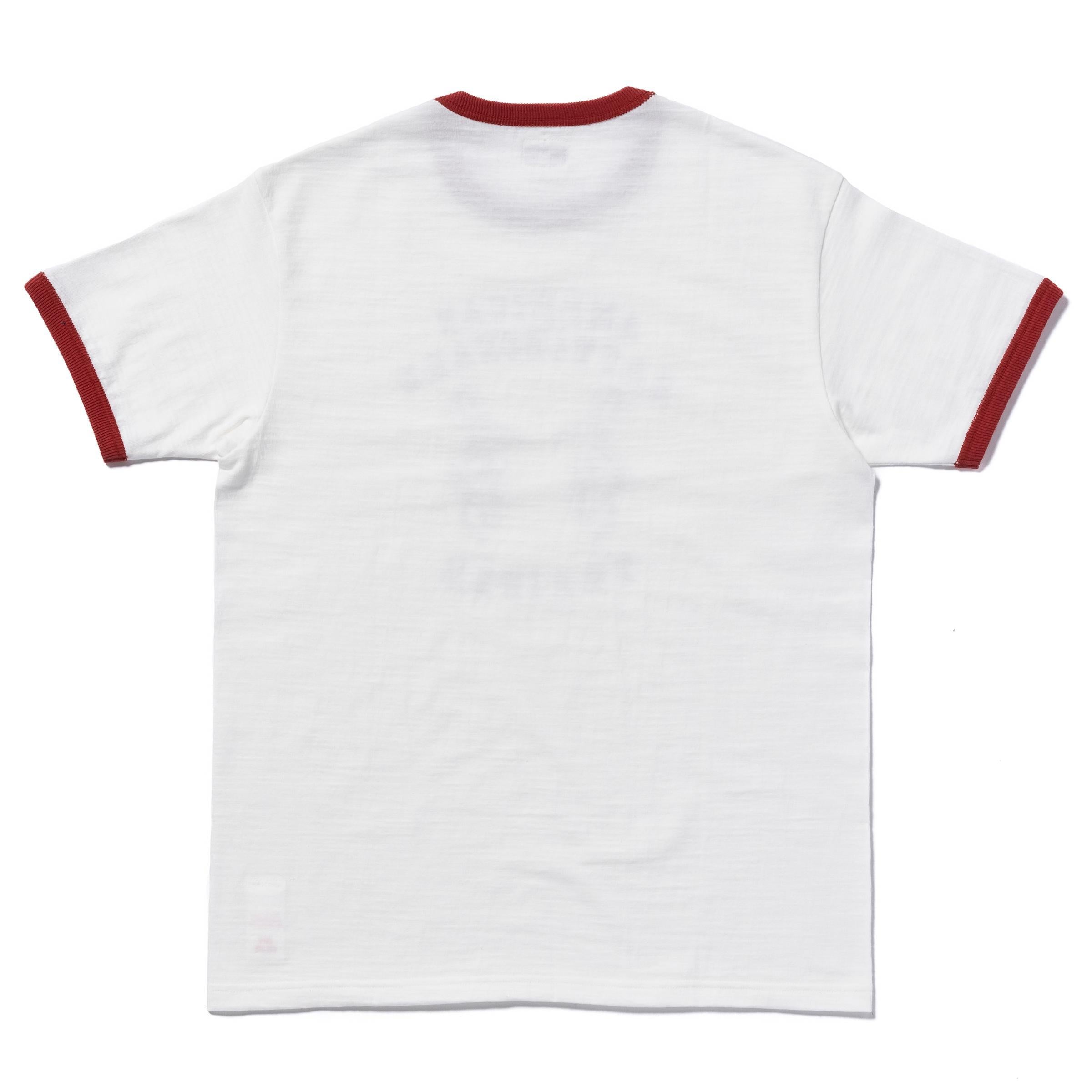 MC25021 ATHLETIC T-SHIRT / RATTLE SNAKE TRAINER - MILK/CHERRY