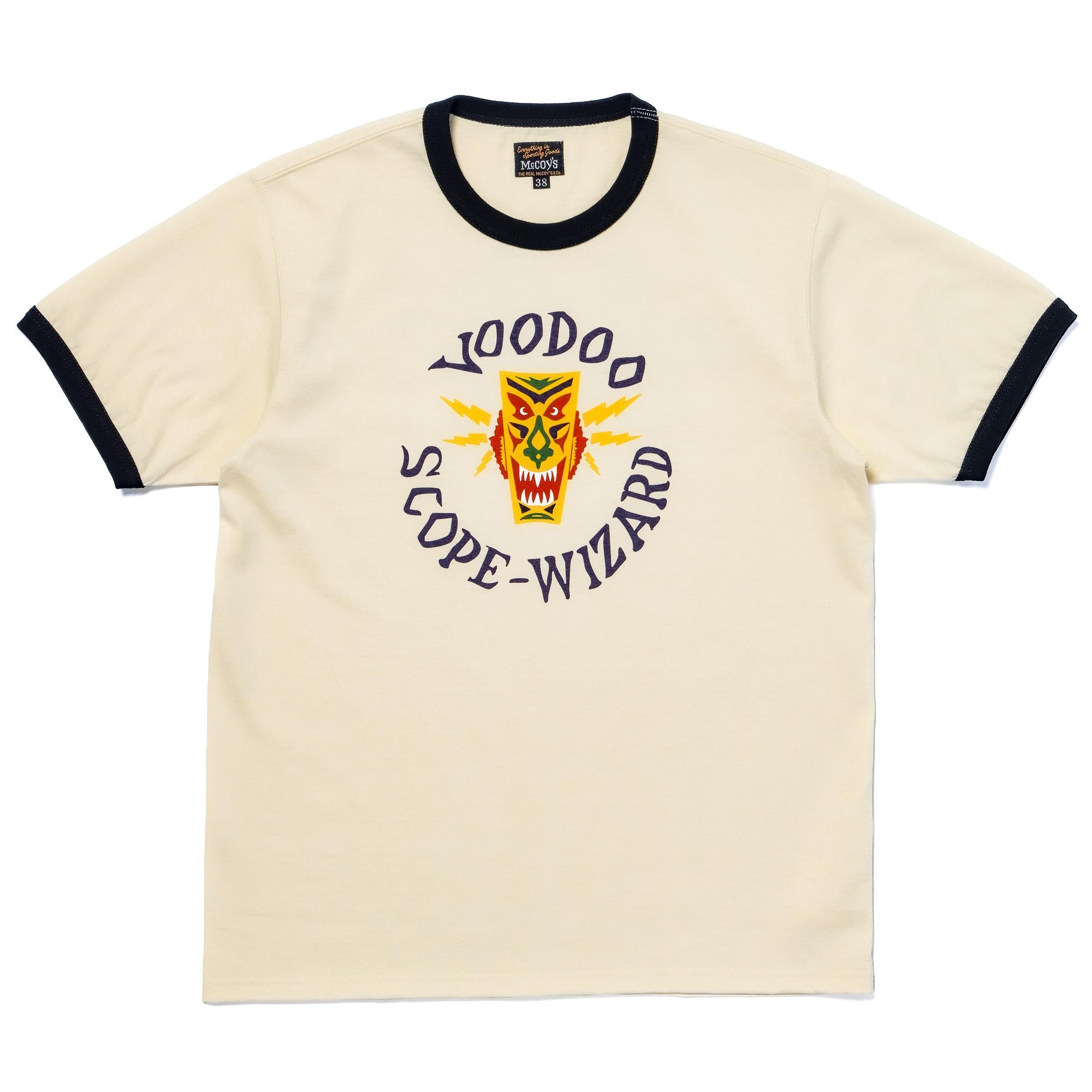 MC26009 MILITARY TEE / VOODOO, COLORED - ECRUxBLACK