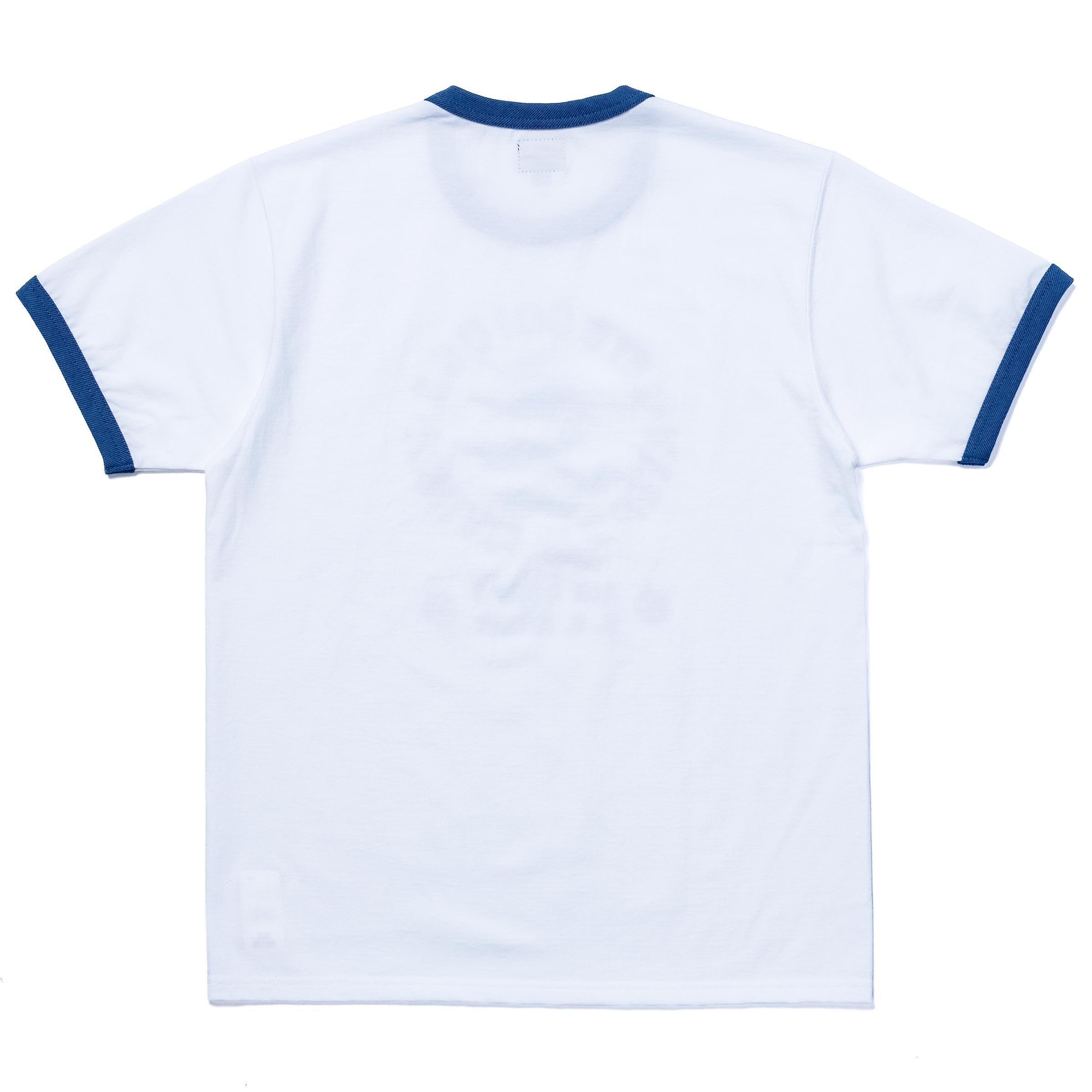 MC26012 MILITARY TEE / KEEP EM' FLYING - WHITExBLUE
