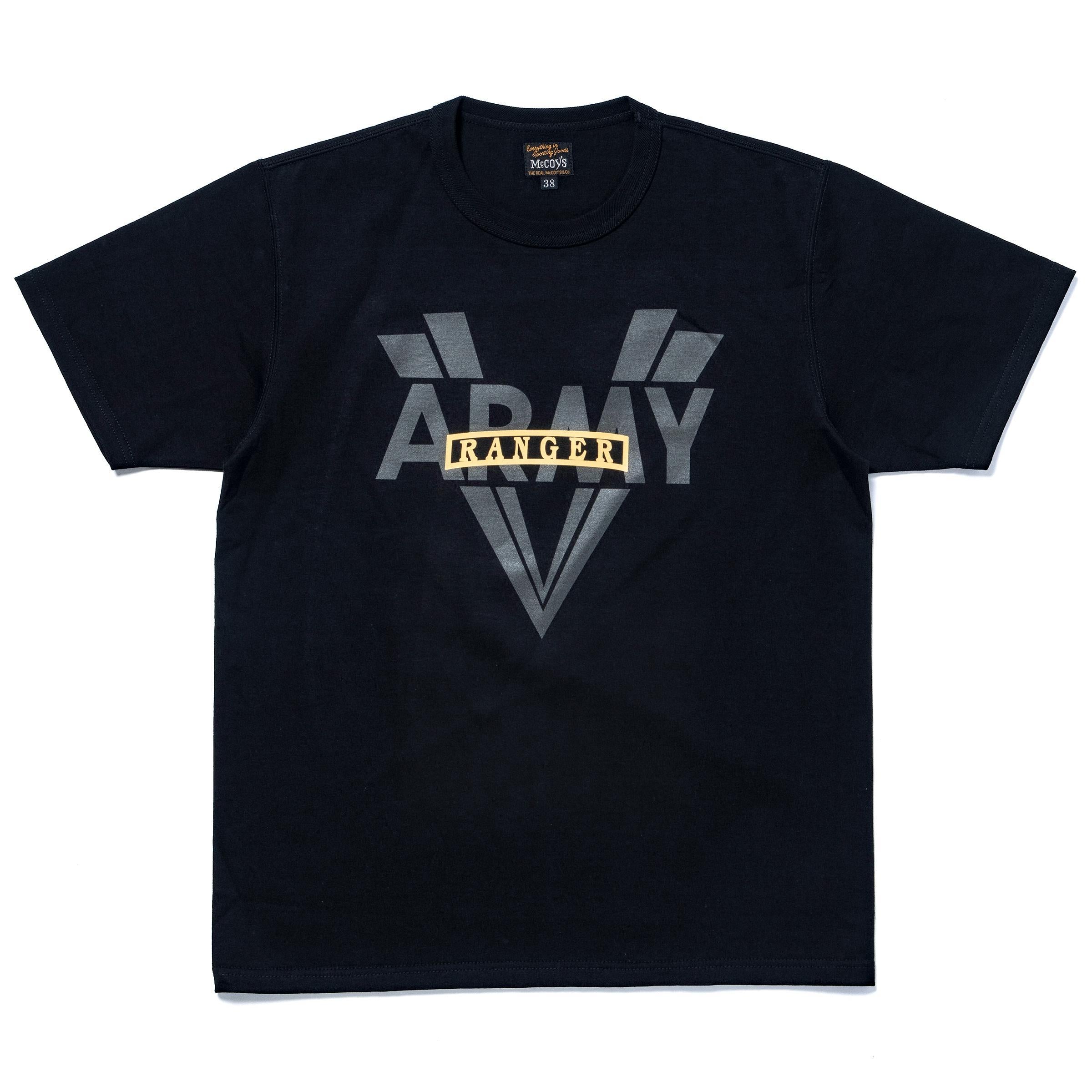 MC26017 MILITARY TEE / ARMY, RANGER - BLACK