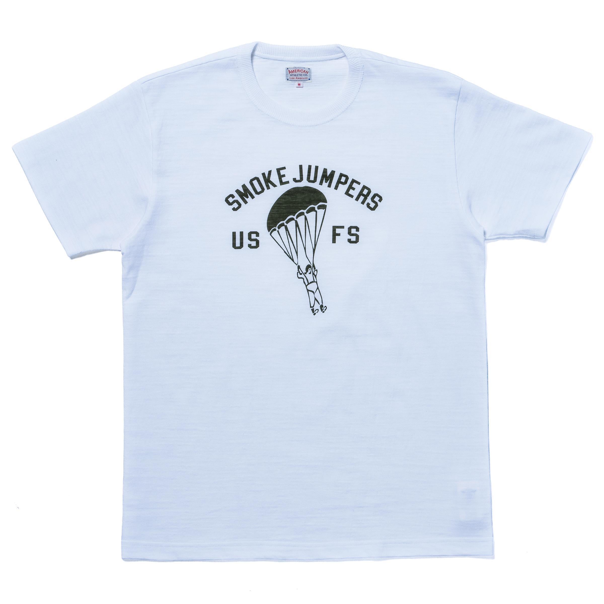 MC26030 ATHLETIC T-SHIRT / SMOKE JUMPERS - WHITE