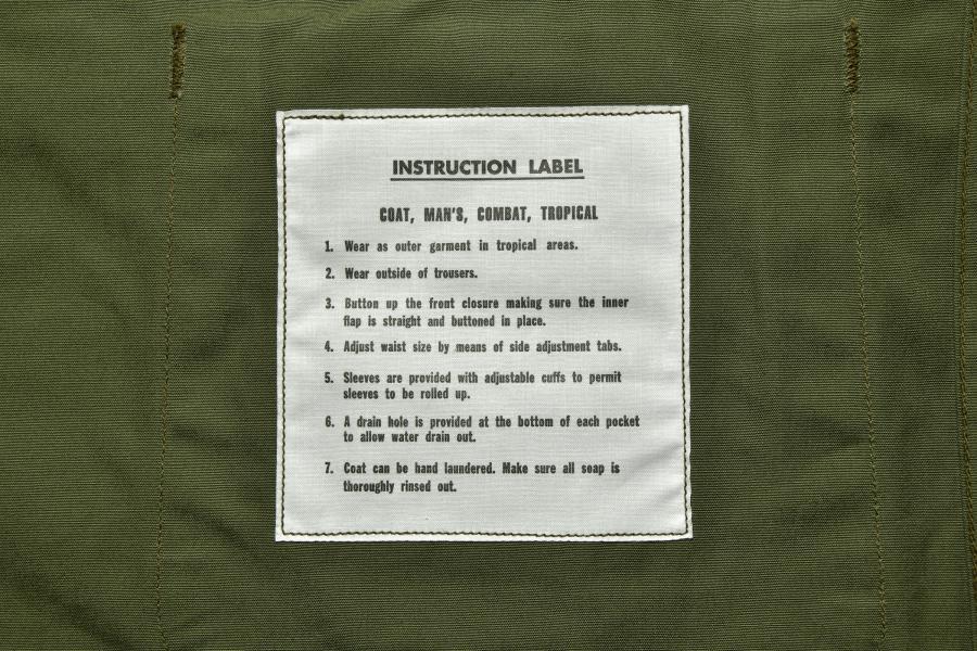 MJ22006 COAT MAN'S COMBAT TROPICAL (MODEL 220) - OLIVE