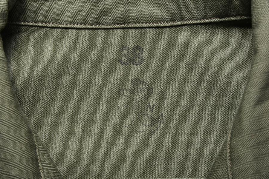 MJ22013 U.S.N. JACKETS HERRINGBONE TWILL - OLIVE