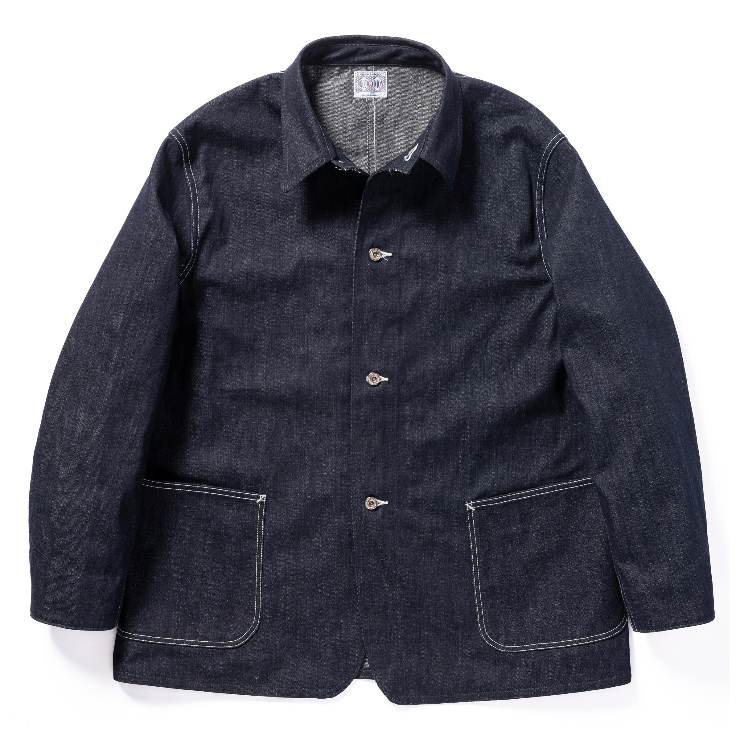 MJ24013 WWII DENIM CHORE COAT - INDIGO