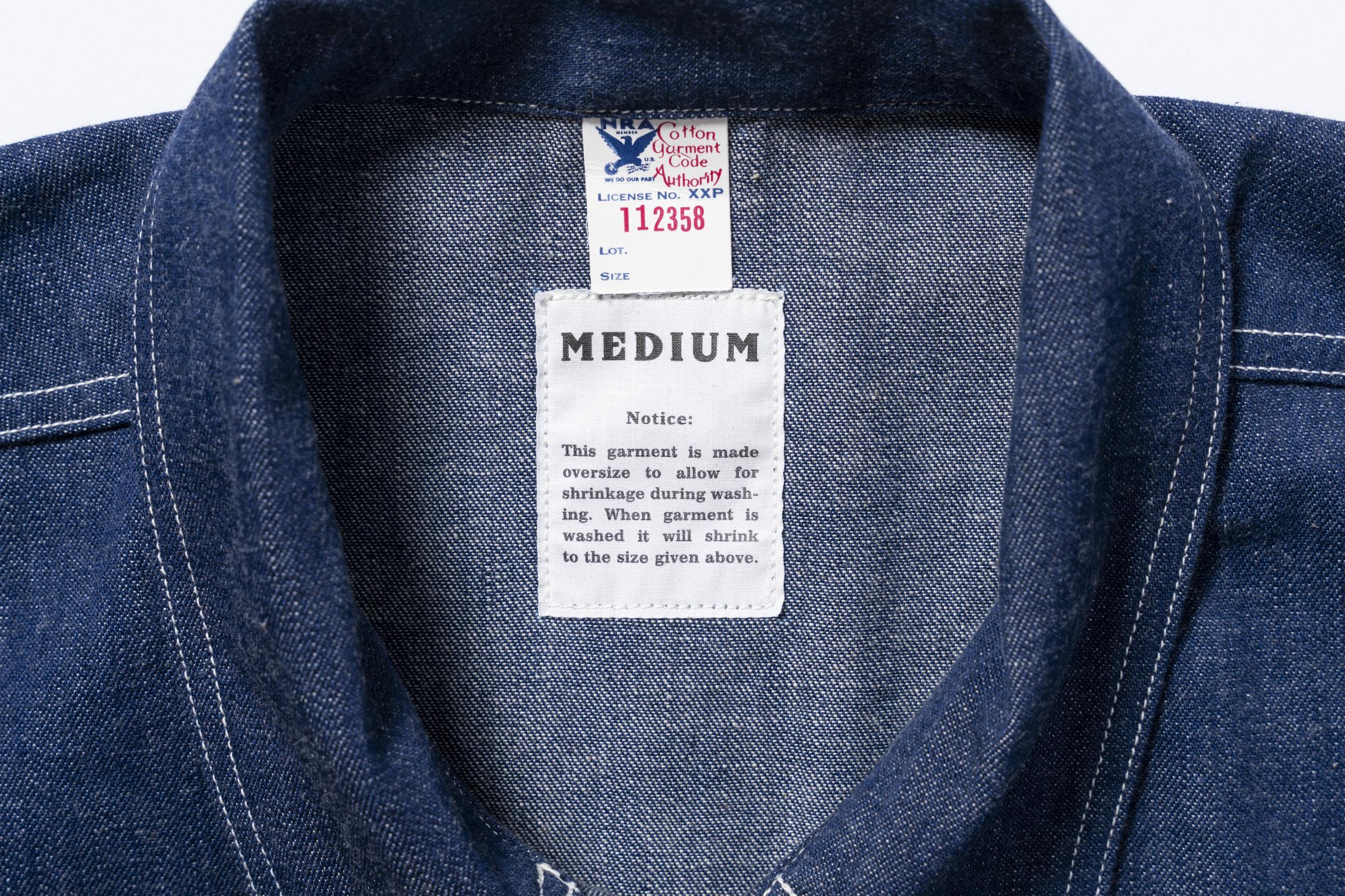 MJ25005 JUMPER WORKING DENIM BLUE - INDIGO