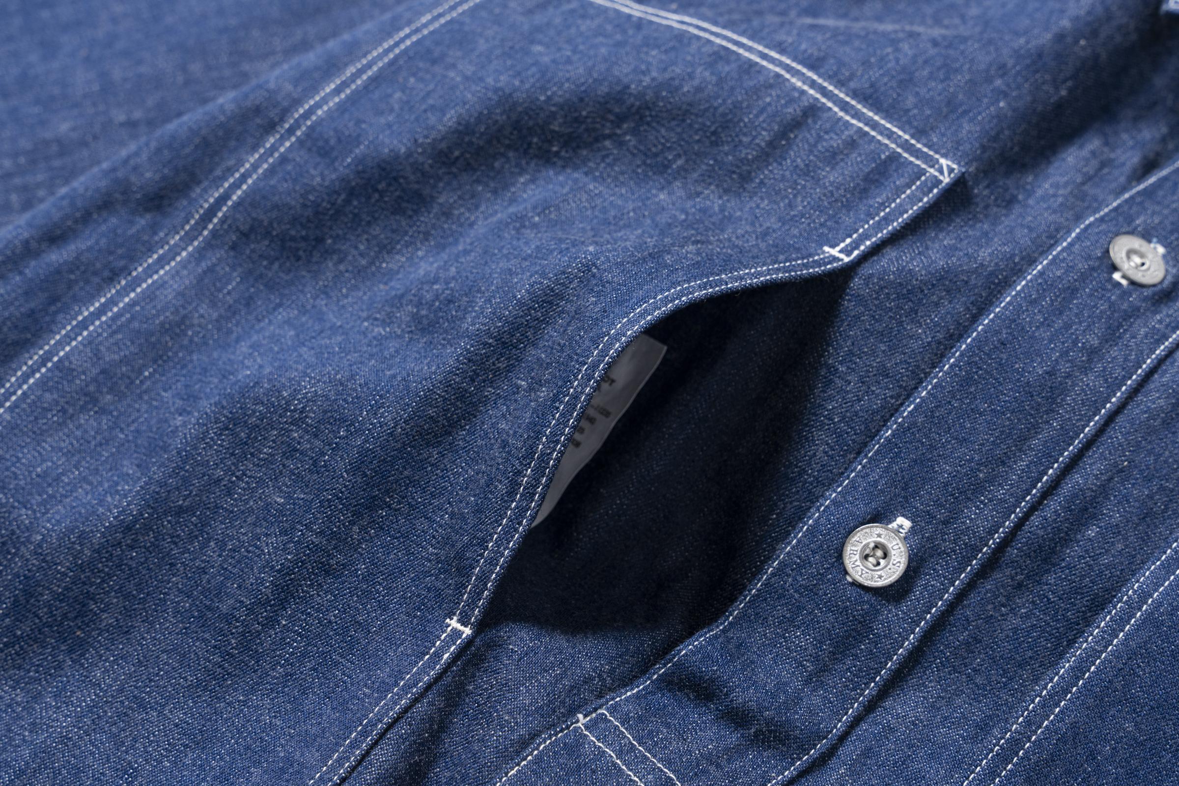 MJ25005 JUMPER WORKING DENIM BLUE - INDIGO