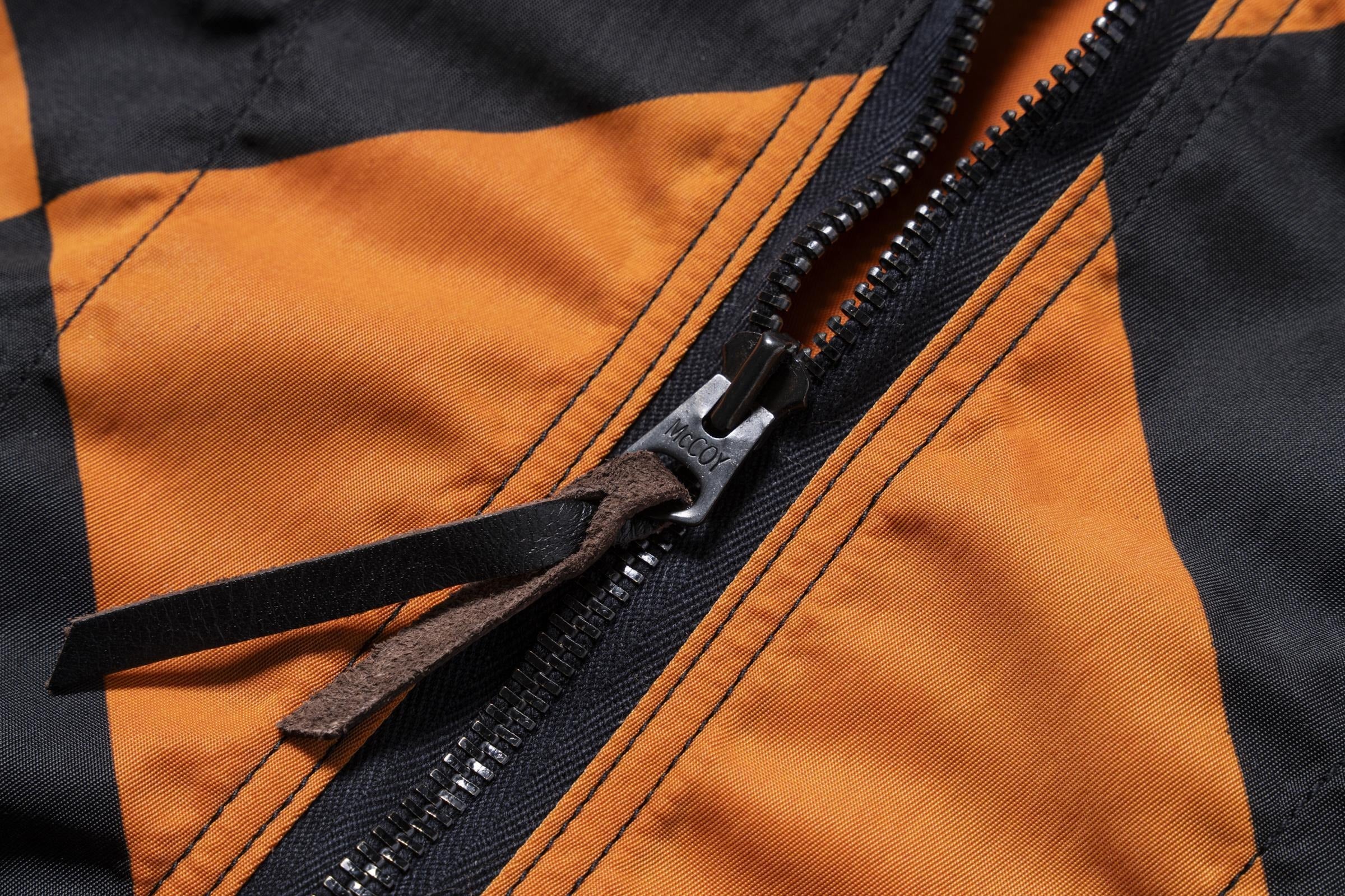 MJ25008 JACKET, LINECREWMAN, IDENTIFYING, TYPE G-1 - ORANGEXBLACK