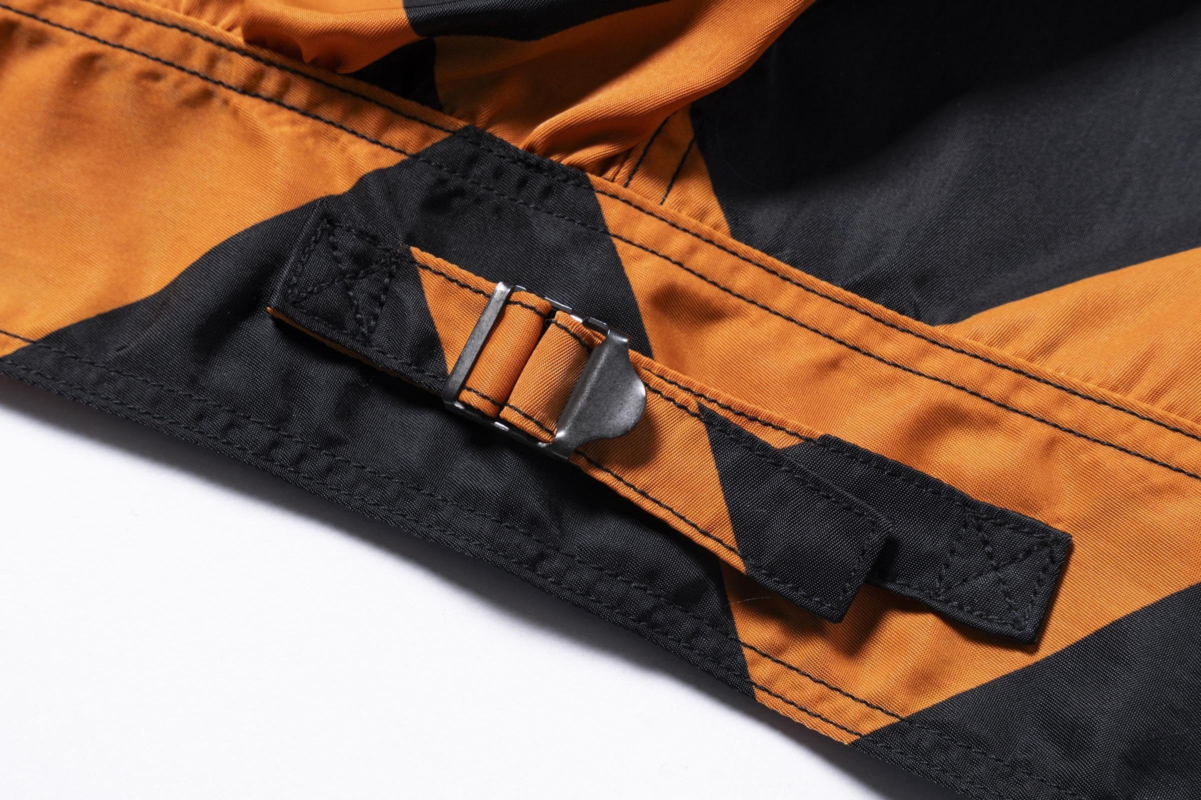 MJ25008 JACKET, LINECREWMAN, IDENTIFYING, TYPE G-1 - ORANGEXBLACK