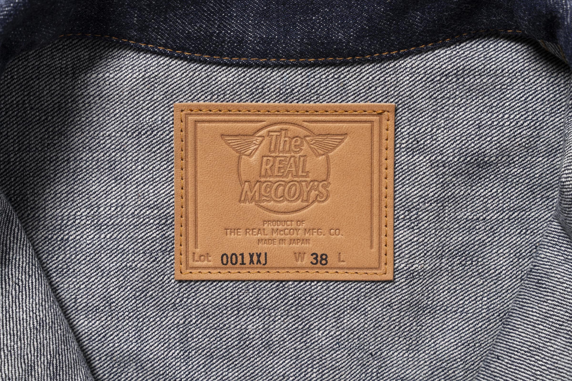 MJ25010 THE REAL McCOY'S LOT.001J / EARLY MODEL - INDIGO
