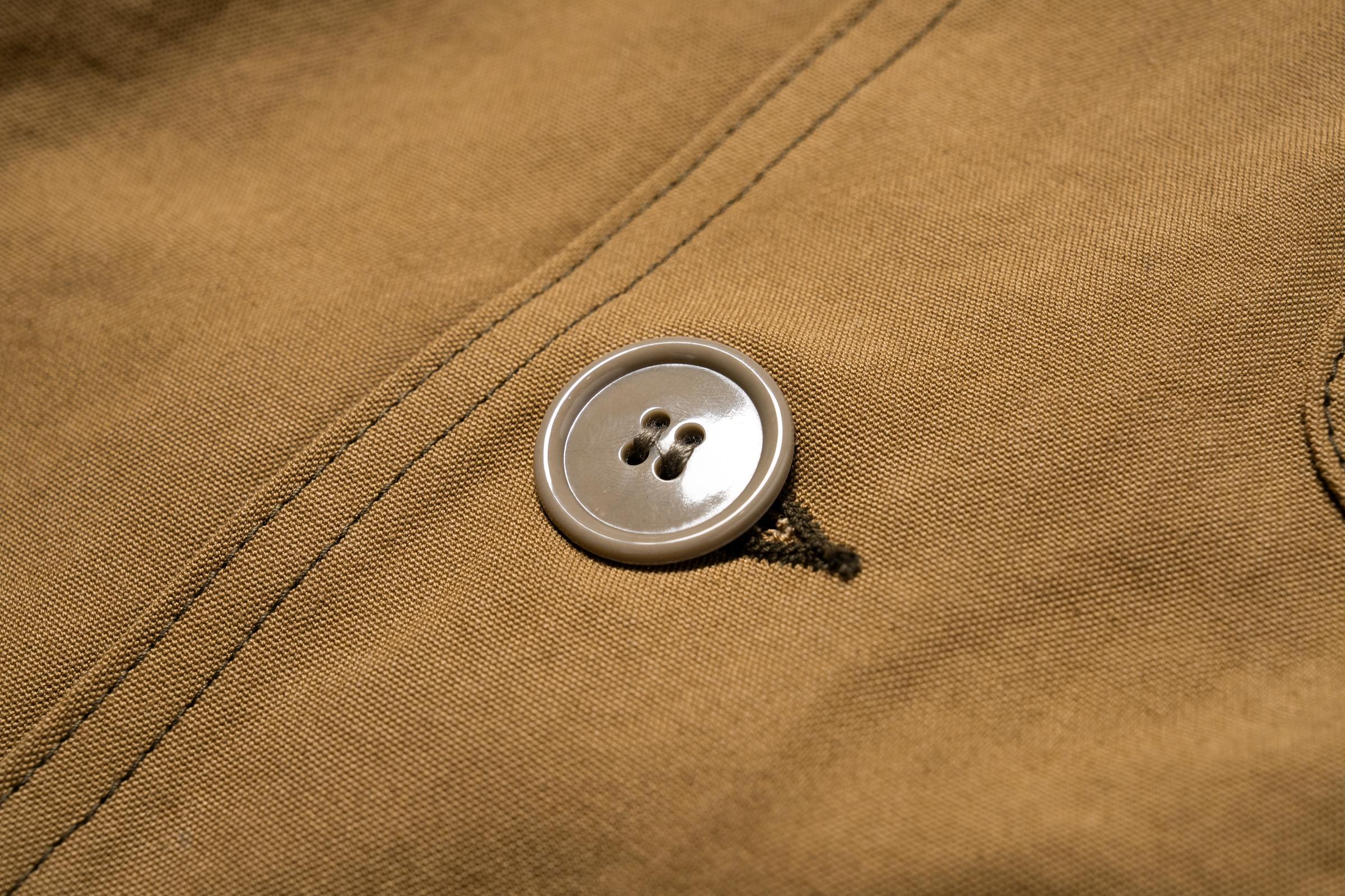 MJ25123 COTTON CANVAS BARN COAT - BROWN