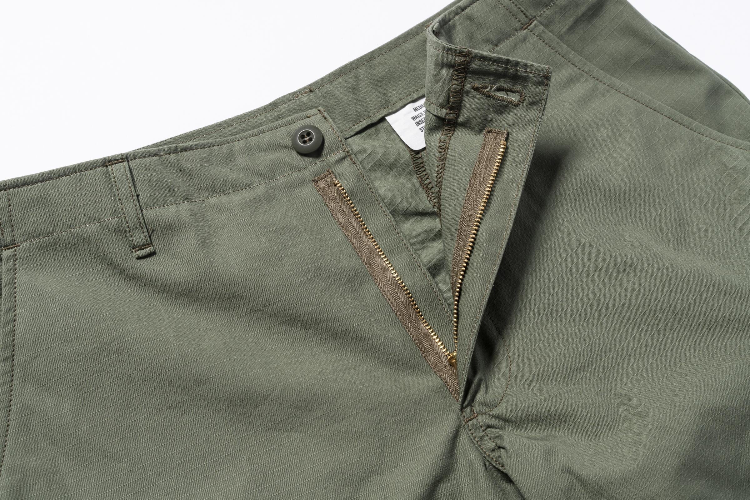 MP25001 TROUSERS, MAN'S, COTTON RIP-STOP POPLIN - OLIVE