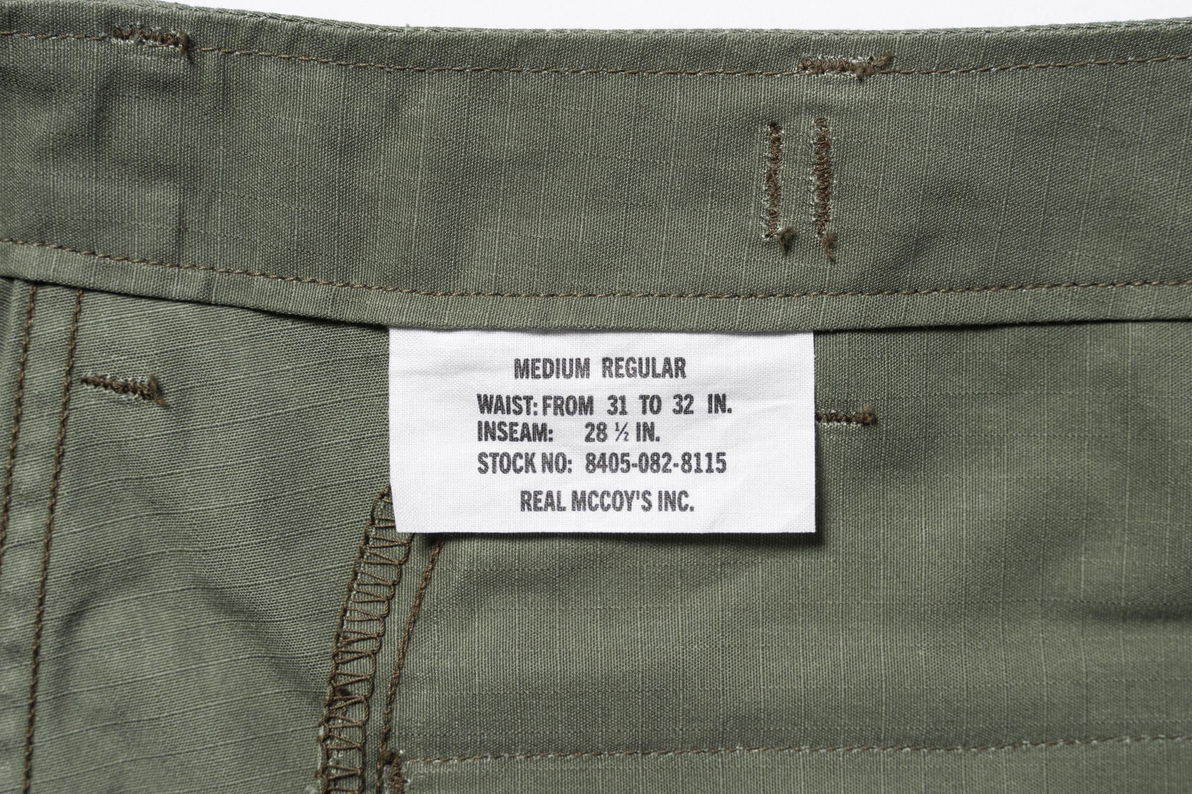 MP25001 TROUSERS, MAN'S, COTTON RIP-STOP POPLIN - OLIVE