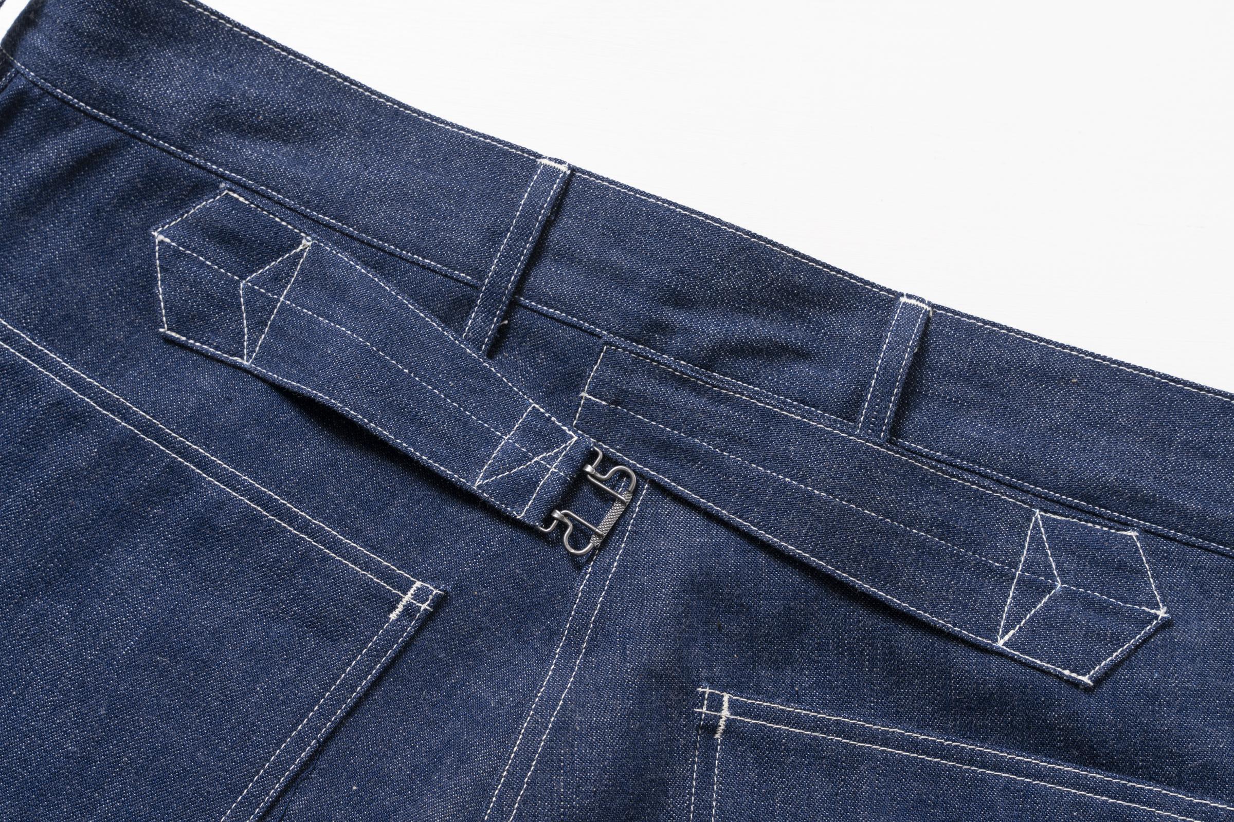 MP25002 TROUSERS WORKING DENIM BLUE - INDIGO