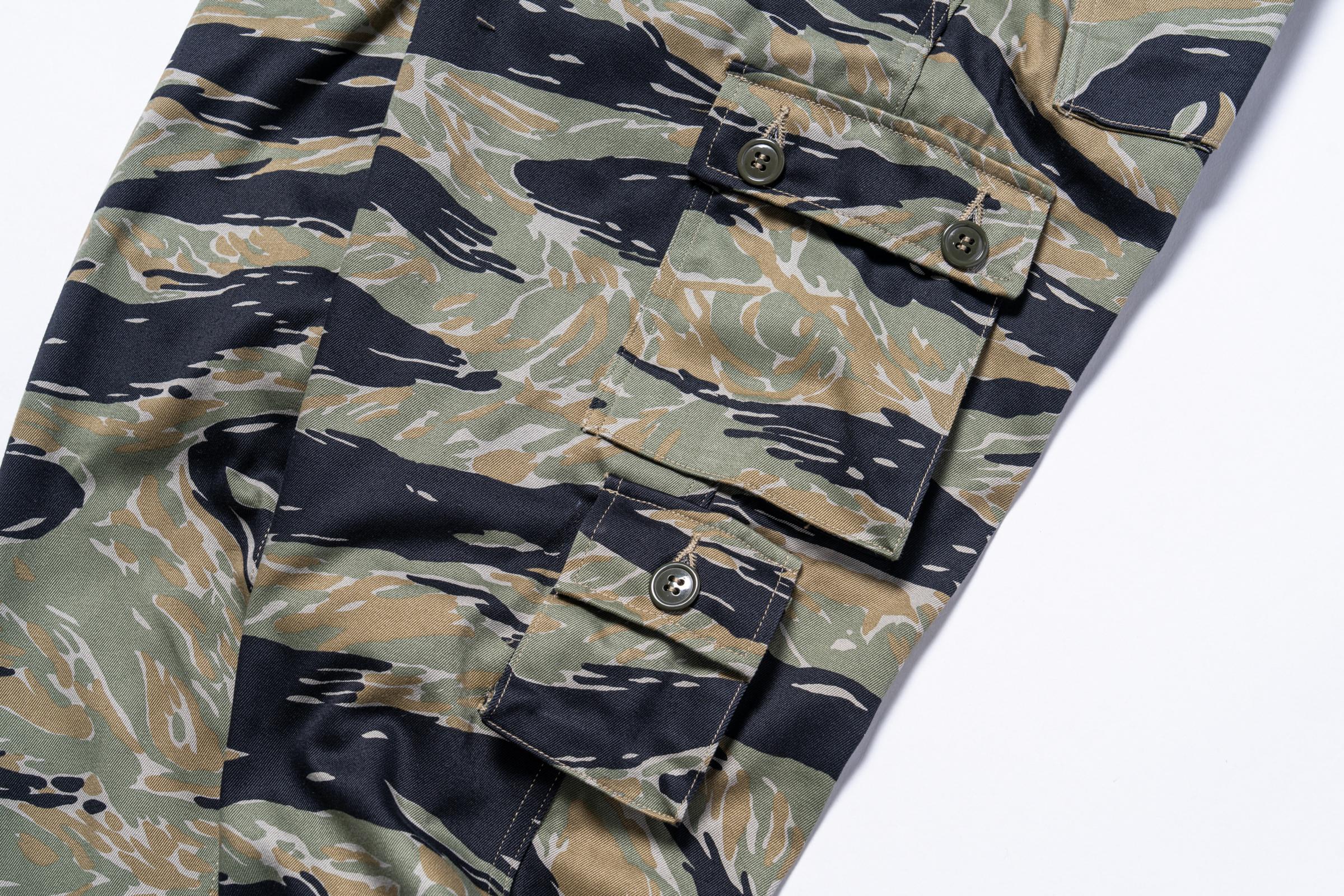 MP25003 TIGER CAMOUFLAGE TROUSERS / TADPOLE - GREEN