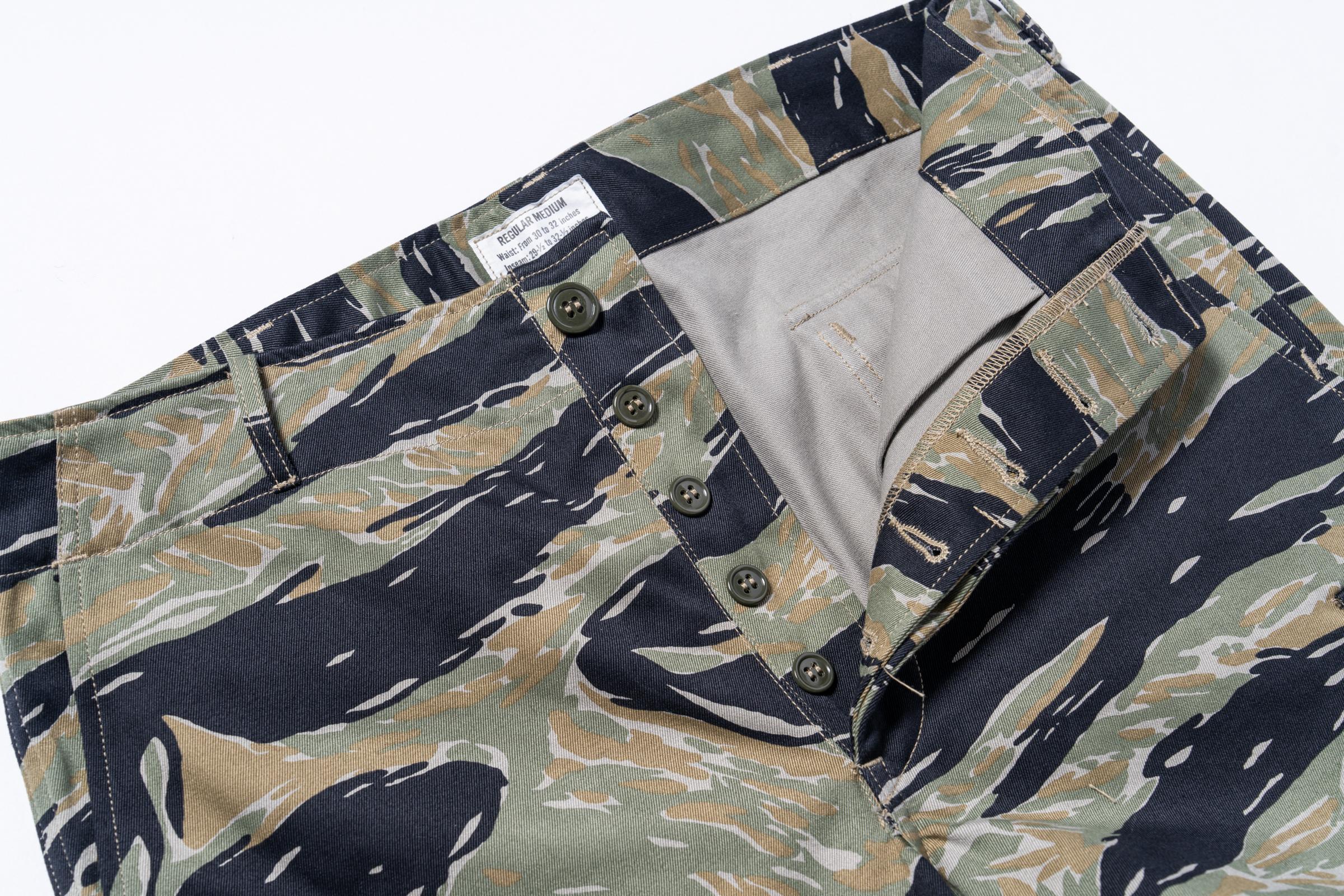 MP25003 TIGER CAMOUFLAGE TROUSERS / TADPOLE - GREEN