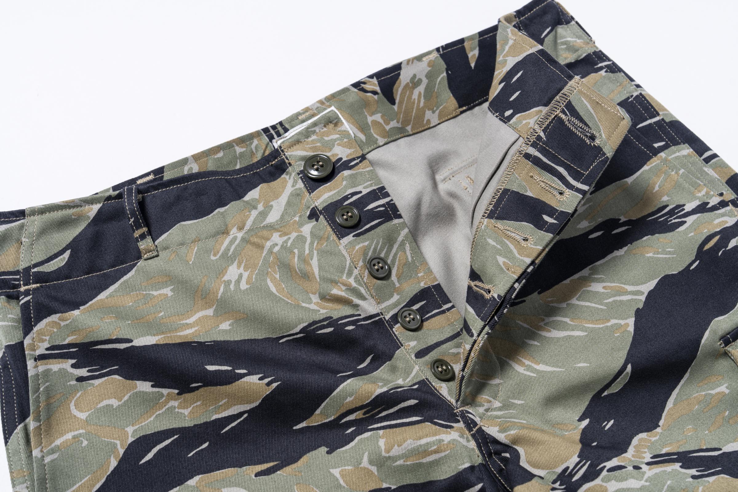 MP25004 TIGER CAMOUFLAGE SHORTS / TADPOLE - GREEN