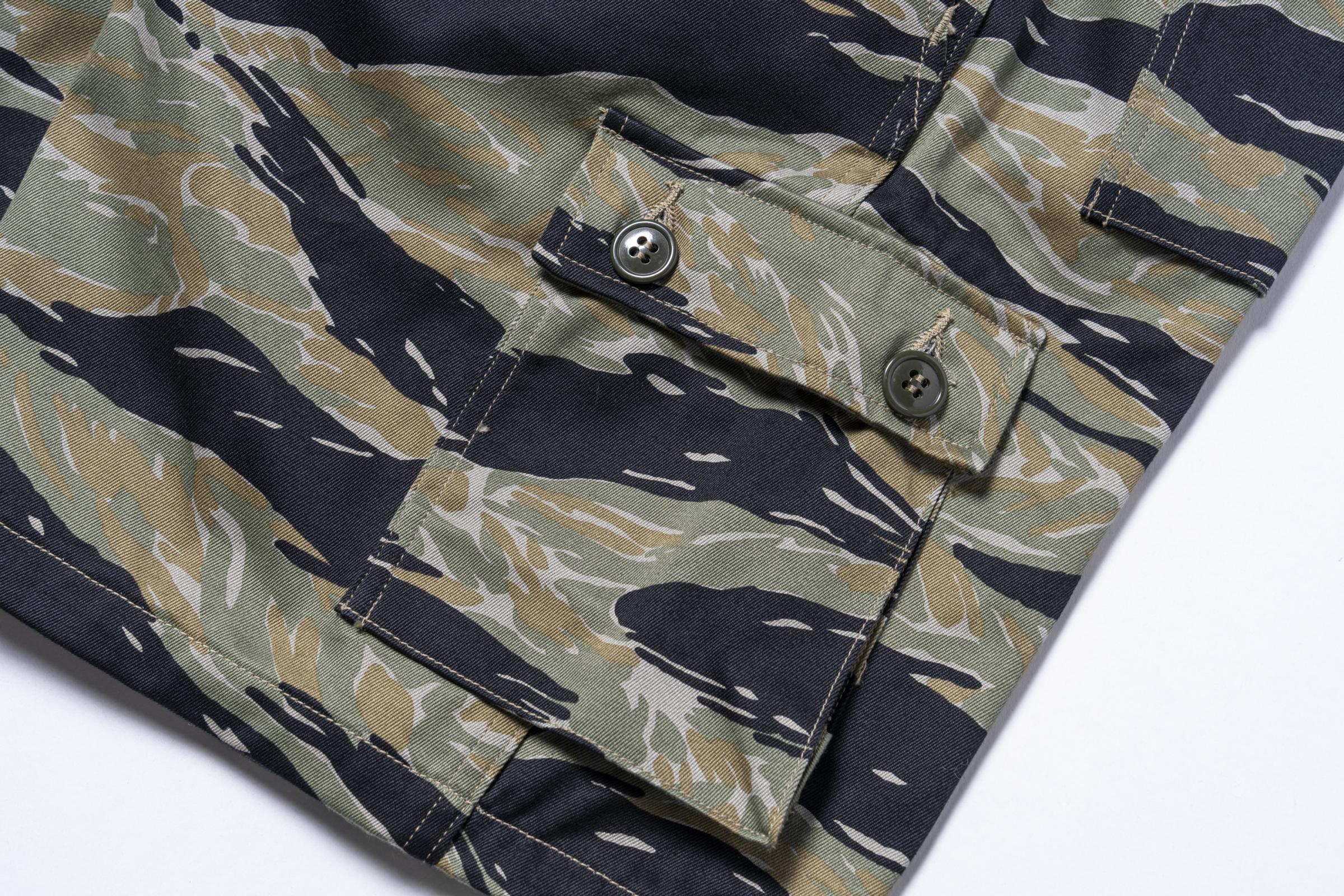 MP25004 TIGER CAMOUFLAGE SHORTS / TADPOLE - GREEN